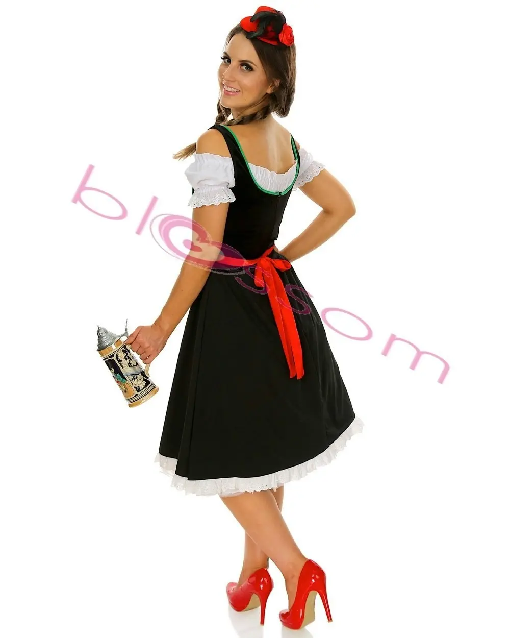 Deluxe Oktoberfest Beauty Womens Dress Costume