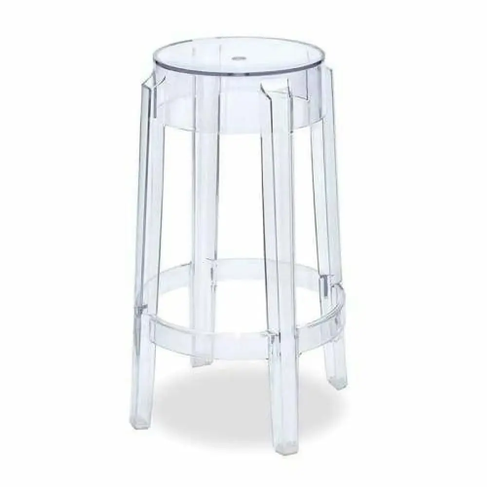 Philippe Starck Replica Charles Ghost Bar Stool - 66cm - Clear