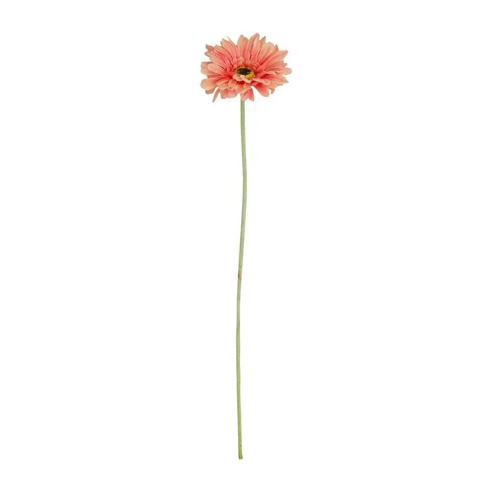 Artificial Gerbera Stem Orange 50cm