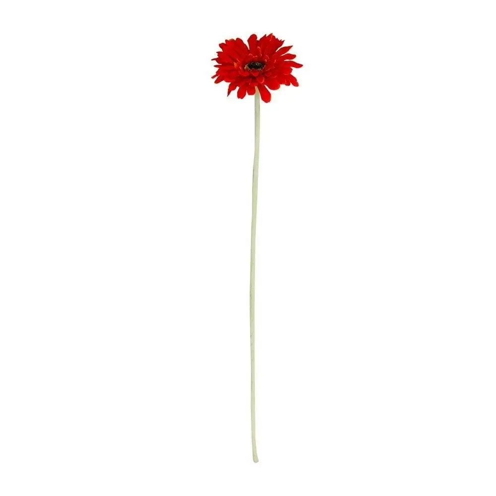 50cm Artificial Gerbera Stem - RED