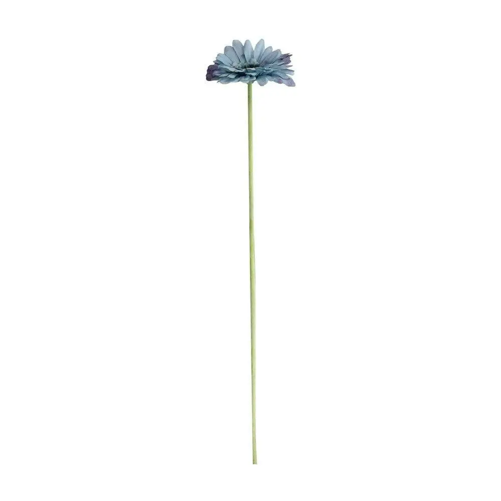 50cm Artificial Gerbera Stem - BLUE