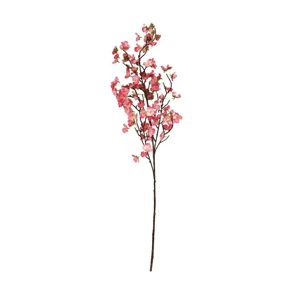 Artificial Cherry Blossom Stem RED 80cm