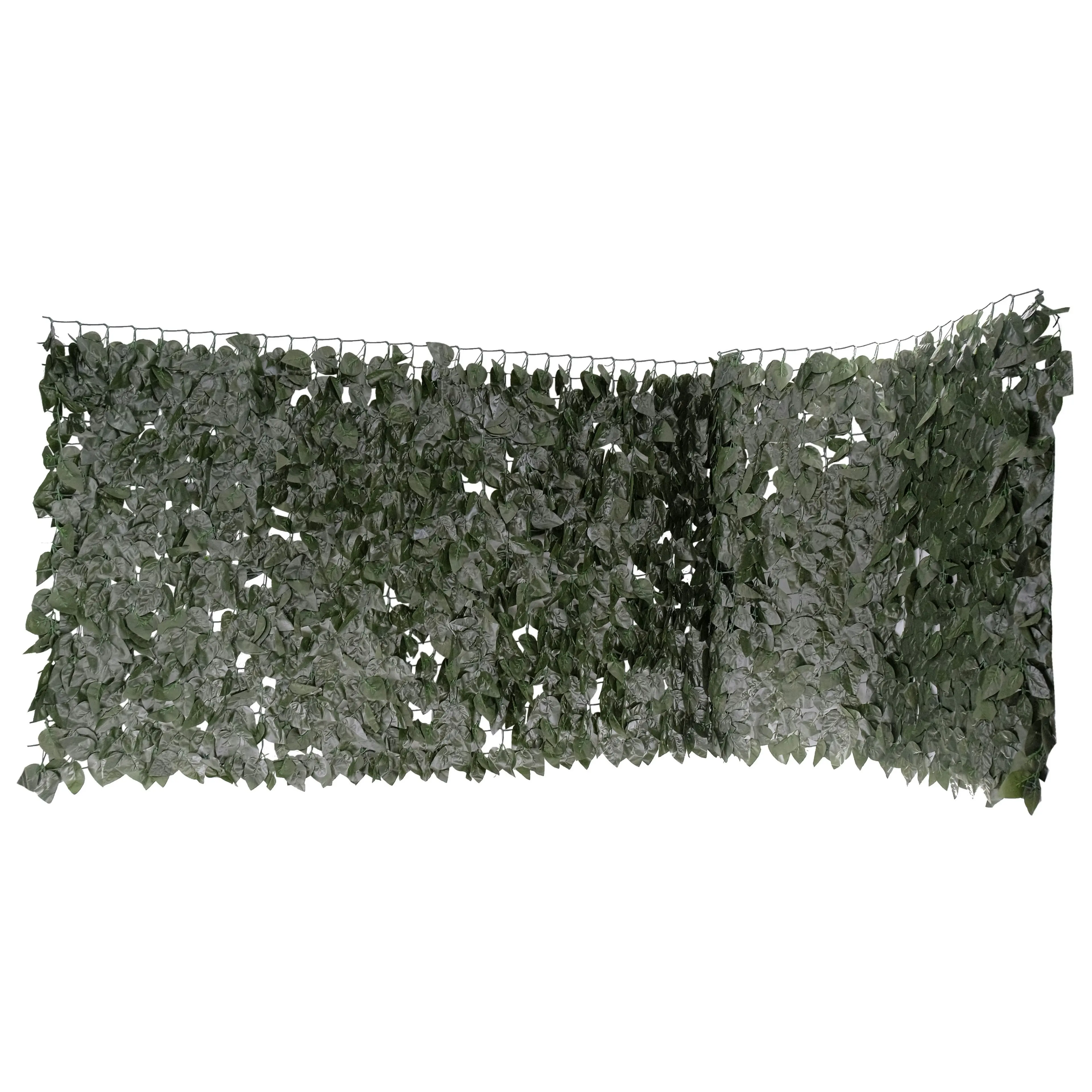 Artificial Dark Green Ivy Hedge Roll 300x100cm