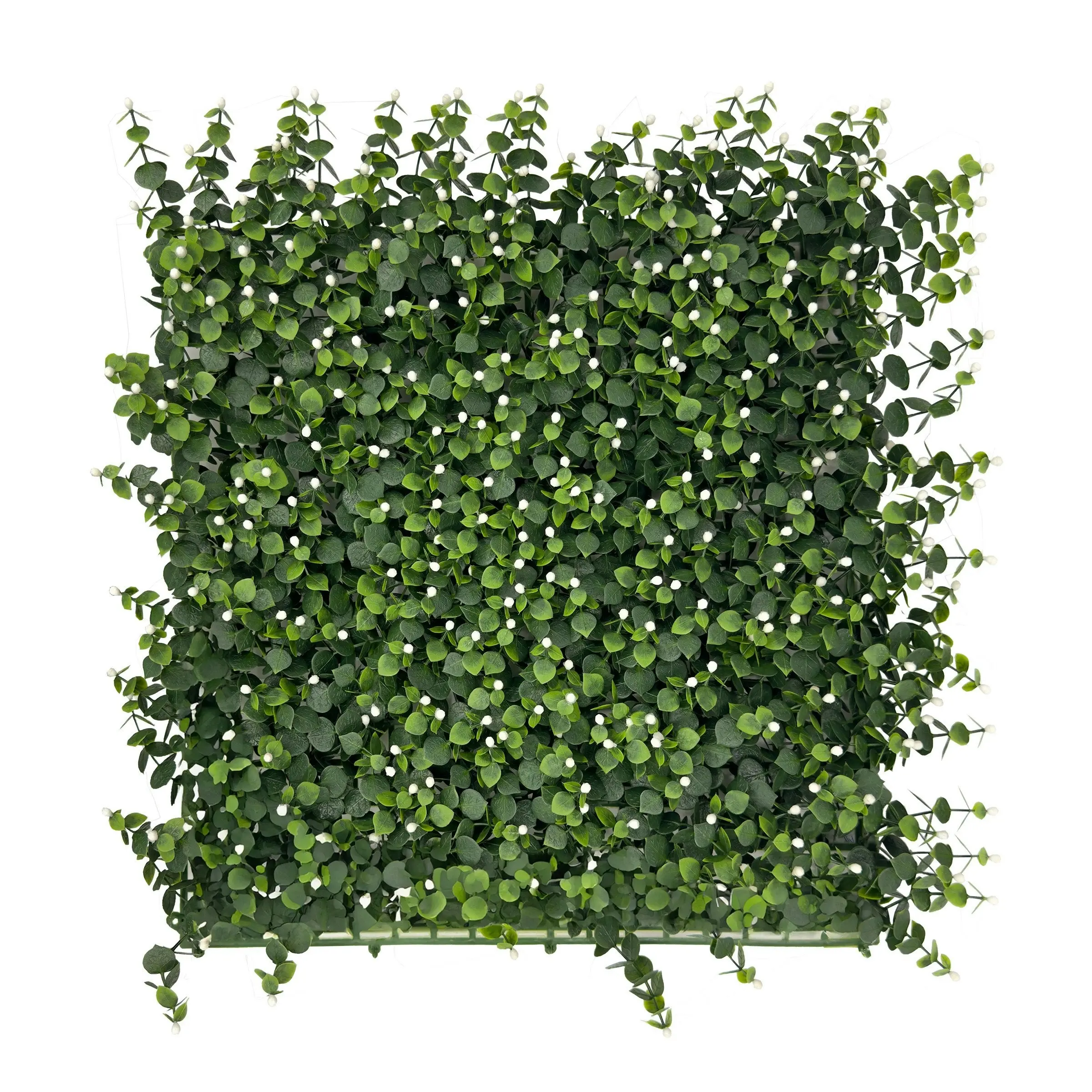 Artificial Hedge - White Berry Hypericum 50x50cm