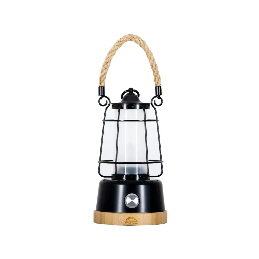 WILDLAND Outdoor Hanging Lantern Waterproof LED Light Rope Handle Camping Garden