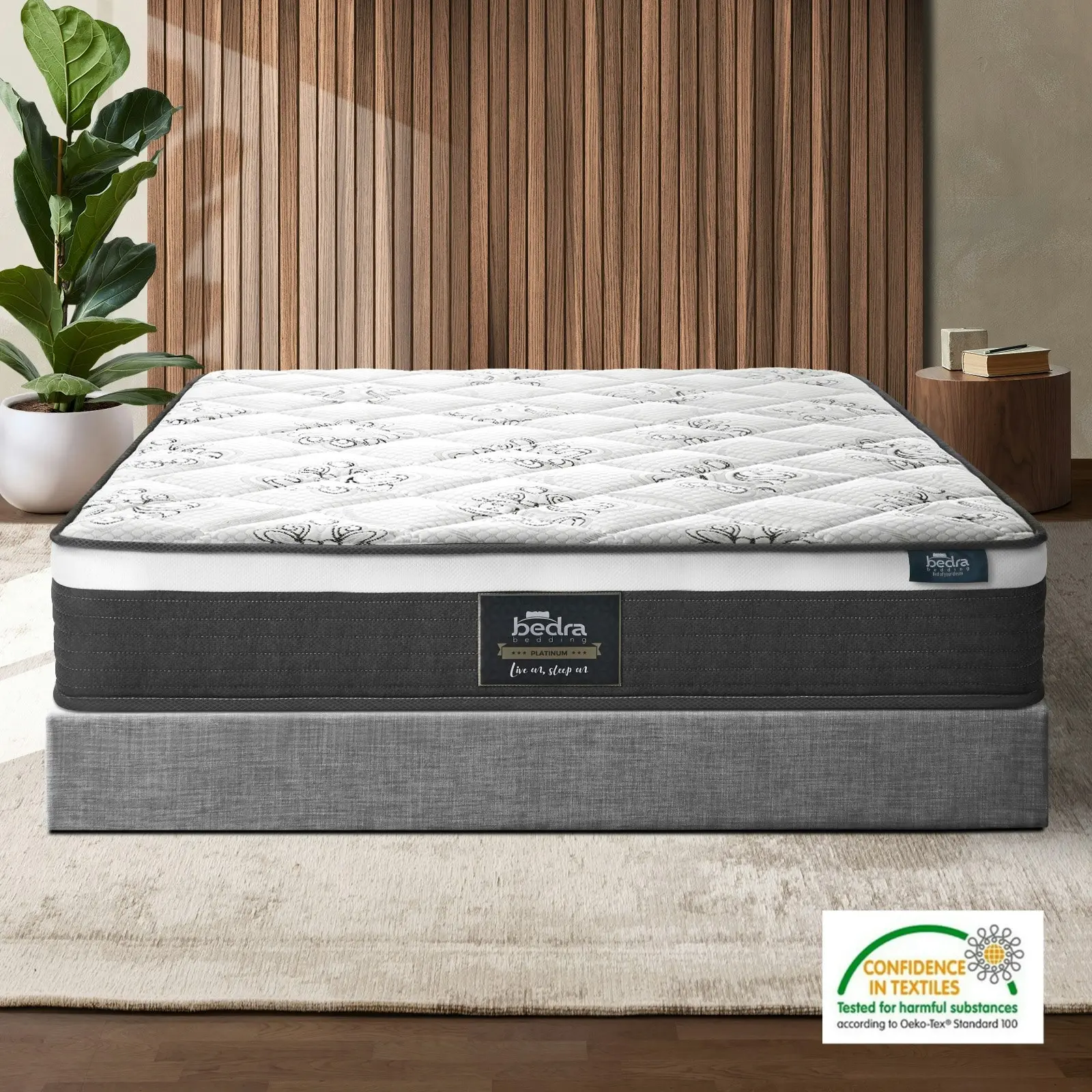 Bedra King Mattress Luxury Foam Bed Firm Pocket Spring 30cm