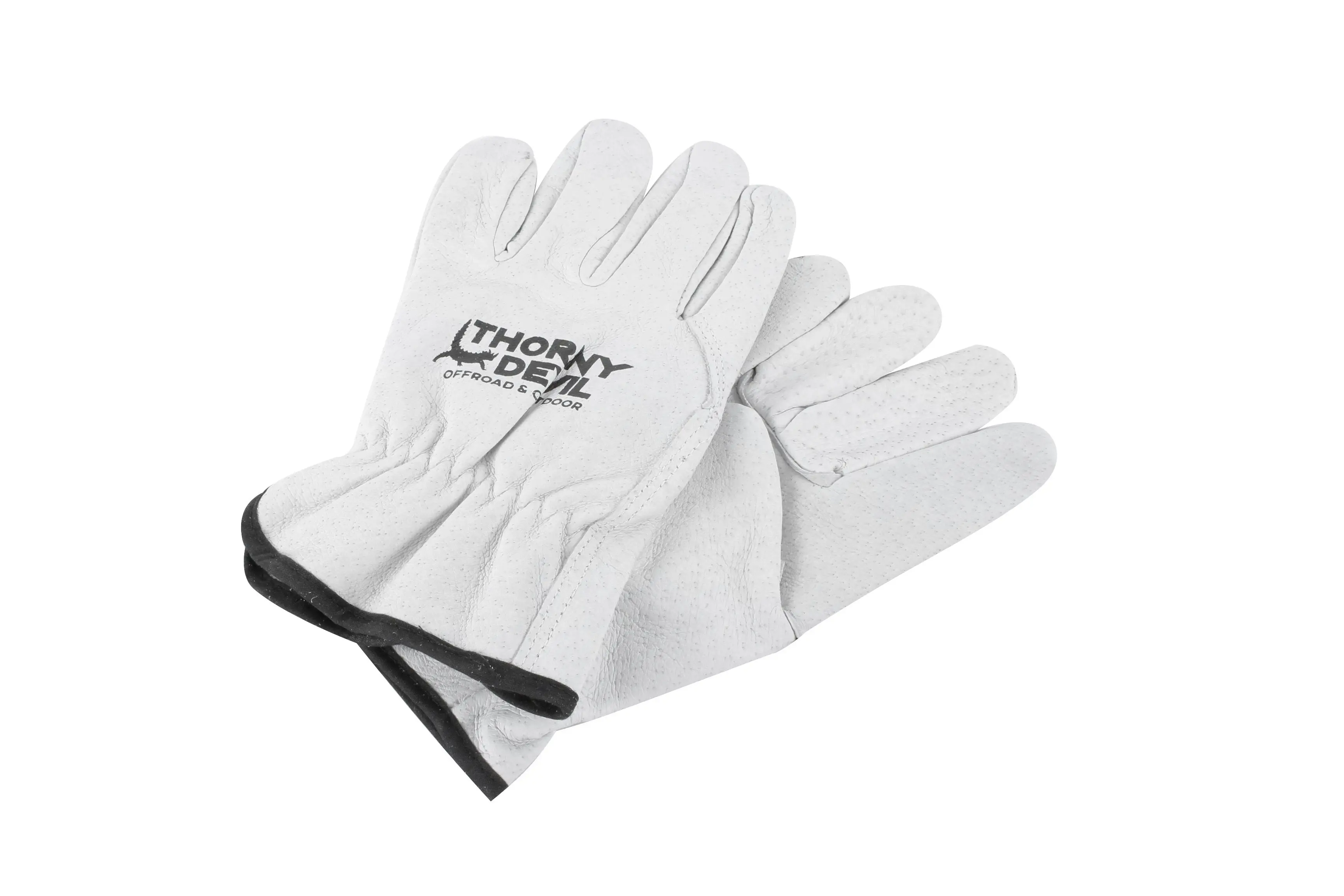 Wildtrak™ Heavy Duty Large Leather Recovery Work Safety Gloves - One Size Fits Most