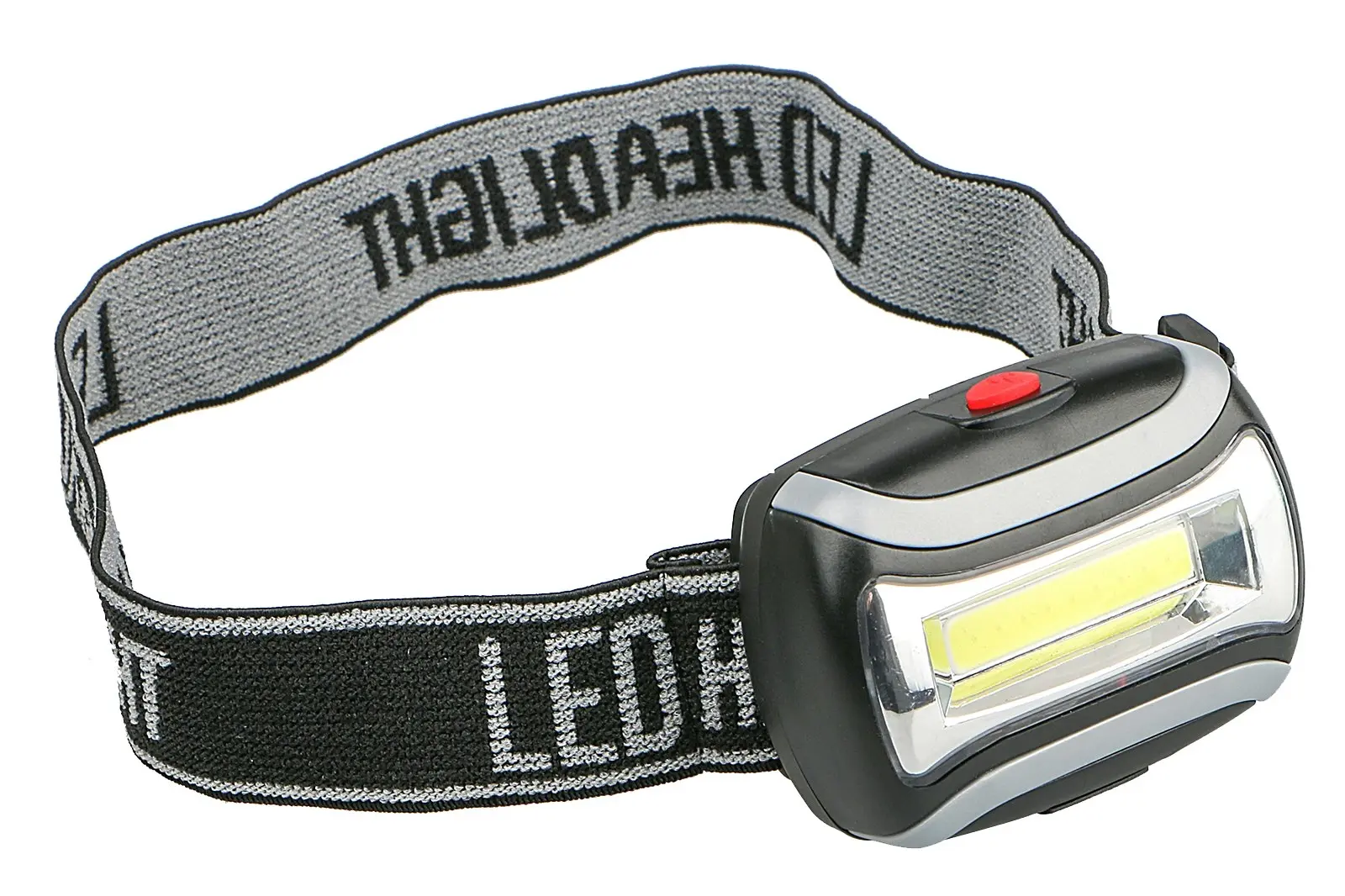 Wildtrak™ Head Lamp 3 Light Modes, High Low & Flash, 80m Light Projection, 180 Degree Adjustable Lamp, 6Hour Duration in High, AAA Battery, Adjustable Strap