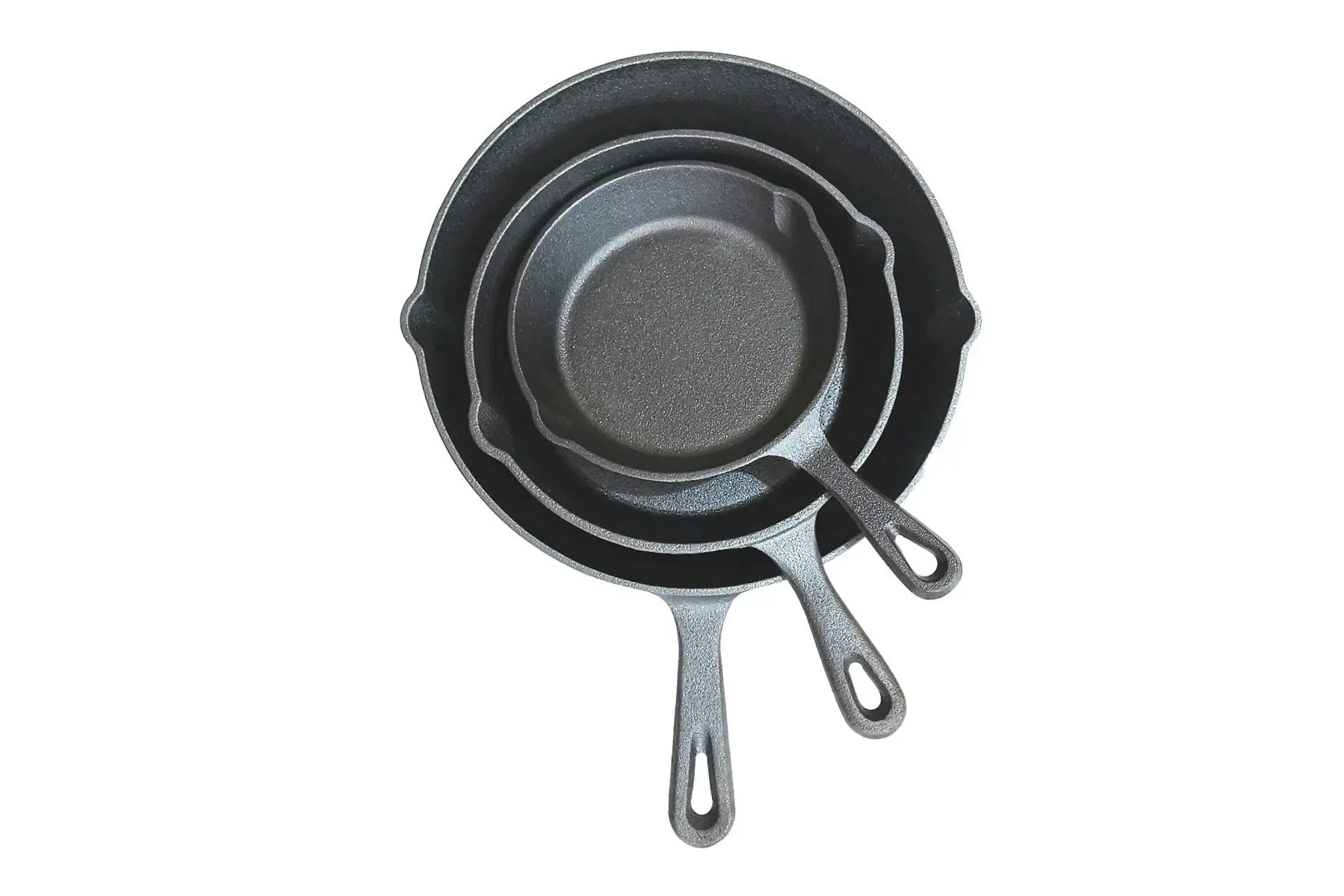 4.2kg Cast Iron Frying Pan Set