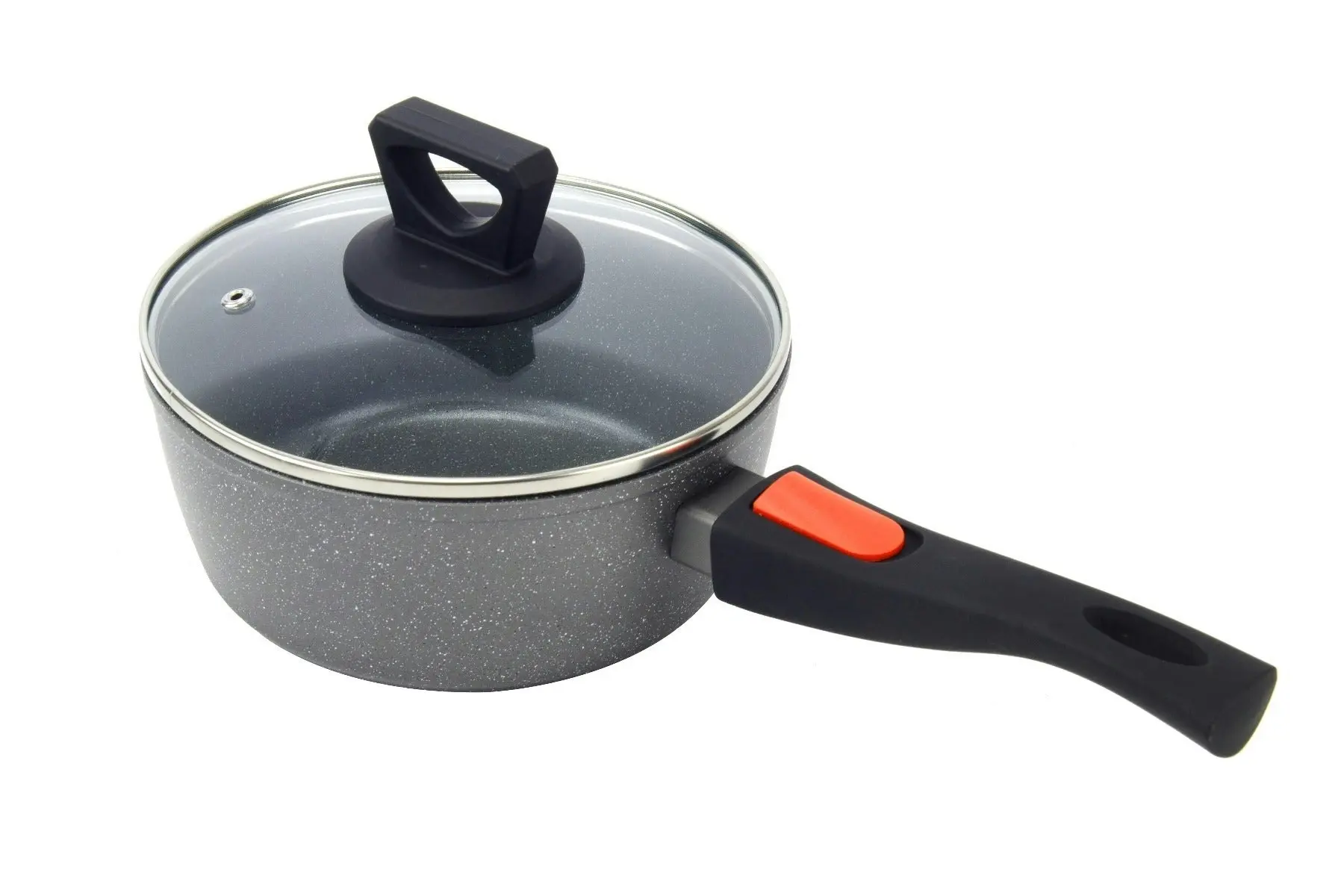 18cm Non Stick Saucepan With Detachable Handle And Lid