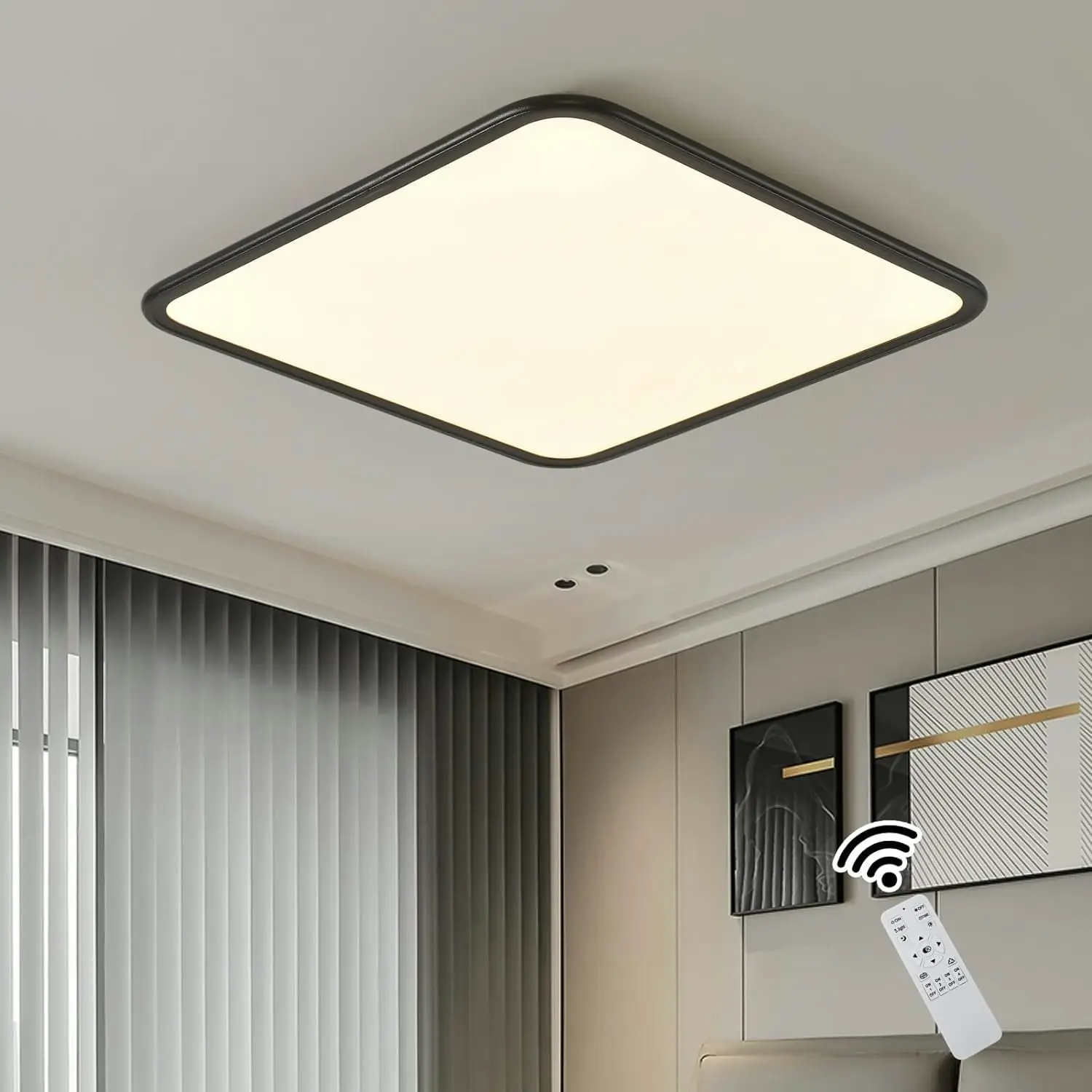 Dimmable LED Ceiling Light, 40W Anti Blue