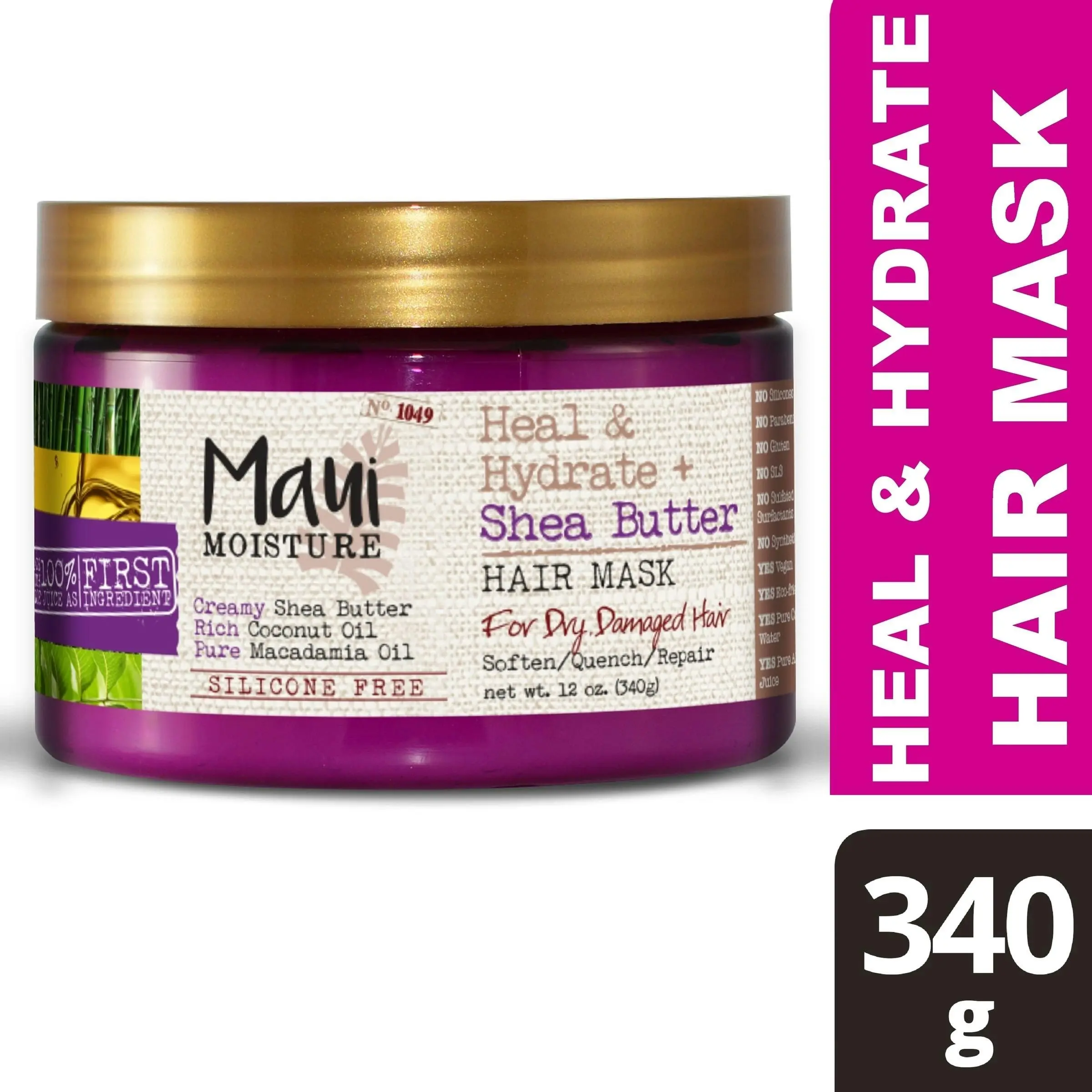 Maui Moisture Heal & Hydrate + Shea Butter Hair Mask 340G