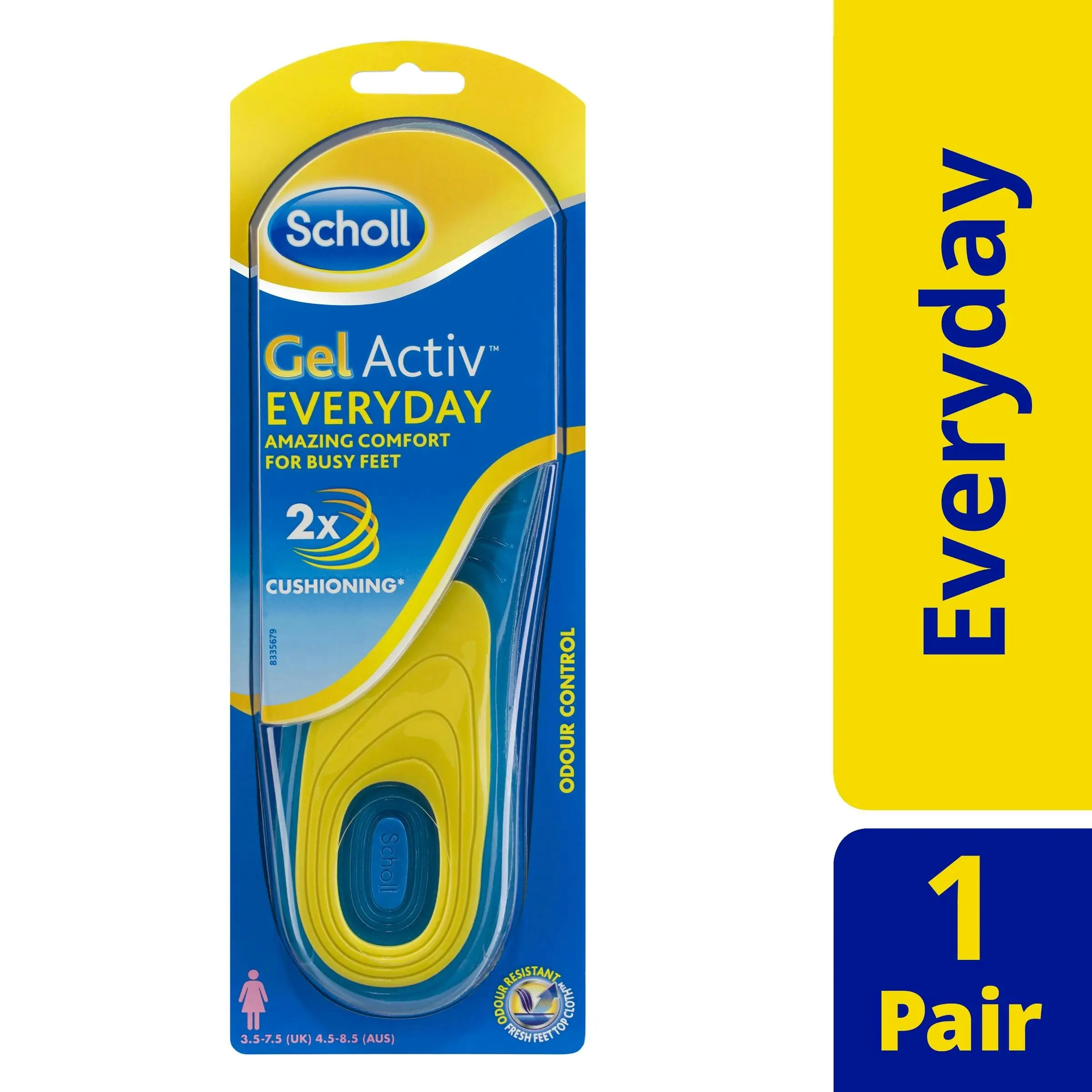 Scholl Gel Activ Everyday Insoles Women 1 Pair