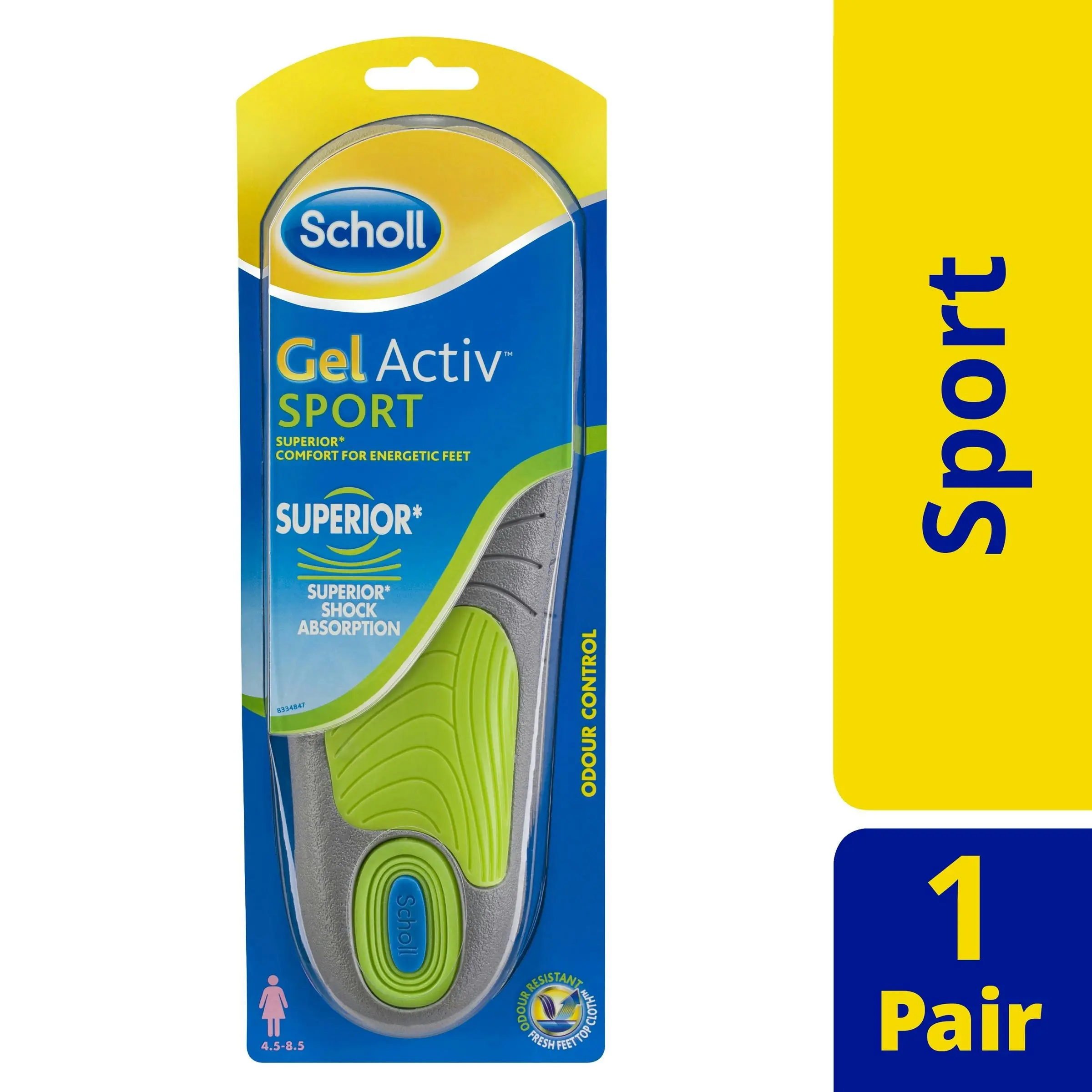 Scholl Gel Activ Sport Insoles Women 1 Pair