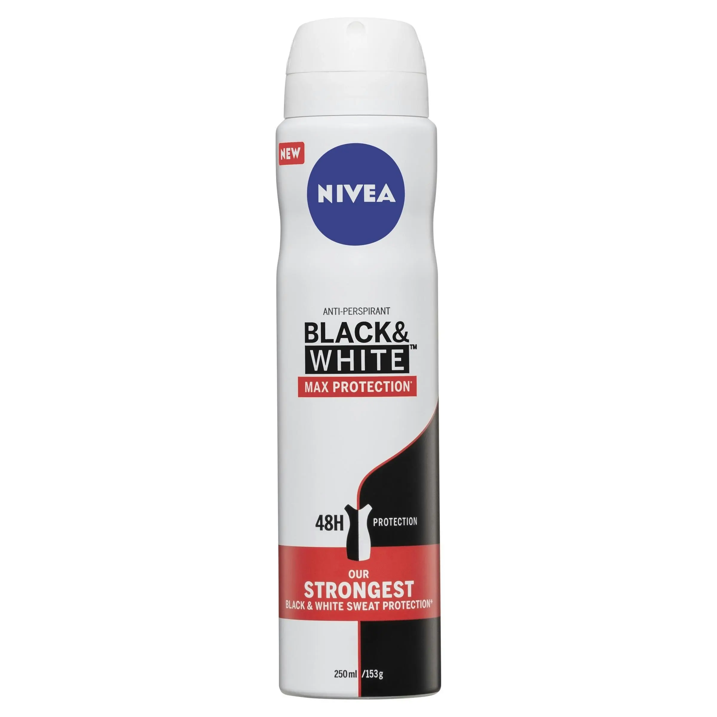 Nivea Deodorant Aerosol Black & White Max Protection 250ml