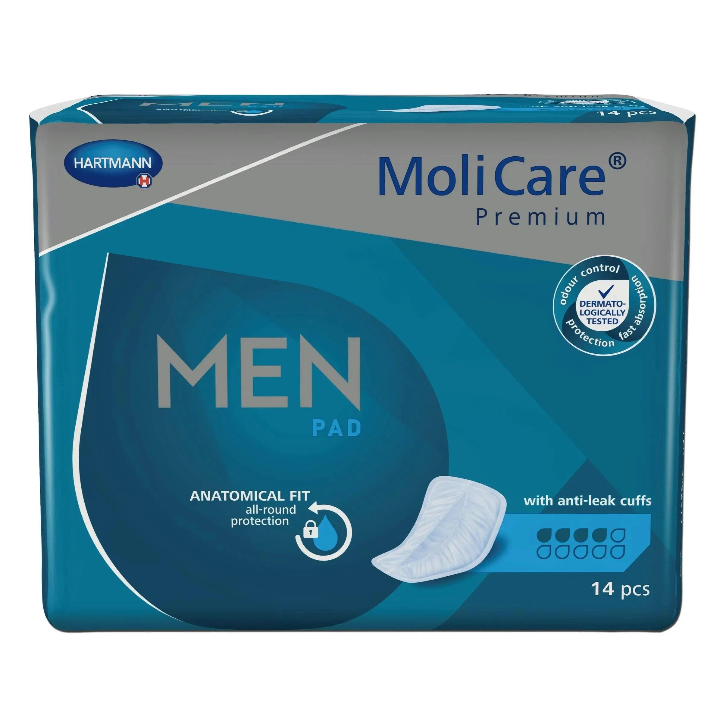 Molicare Premium Men Pads 4 Drops 14 Pack