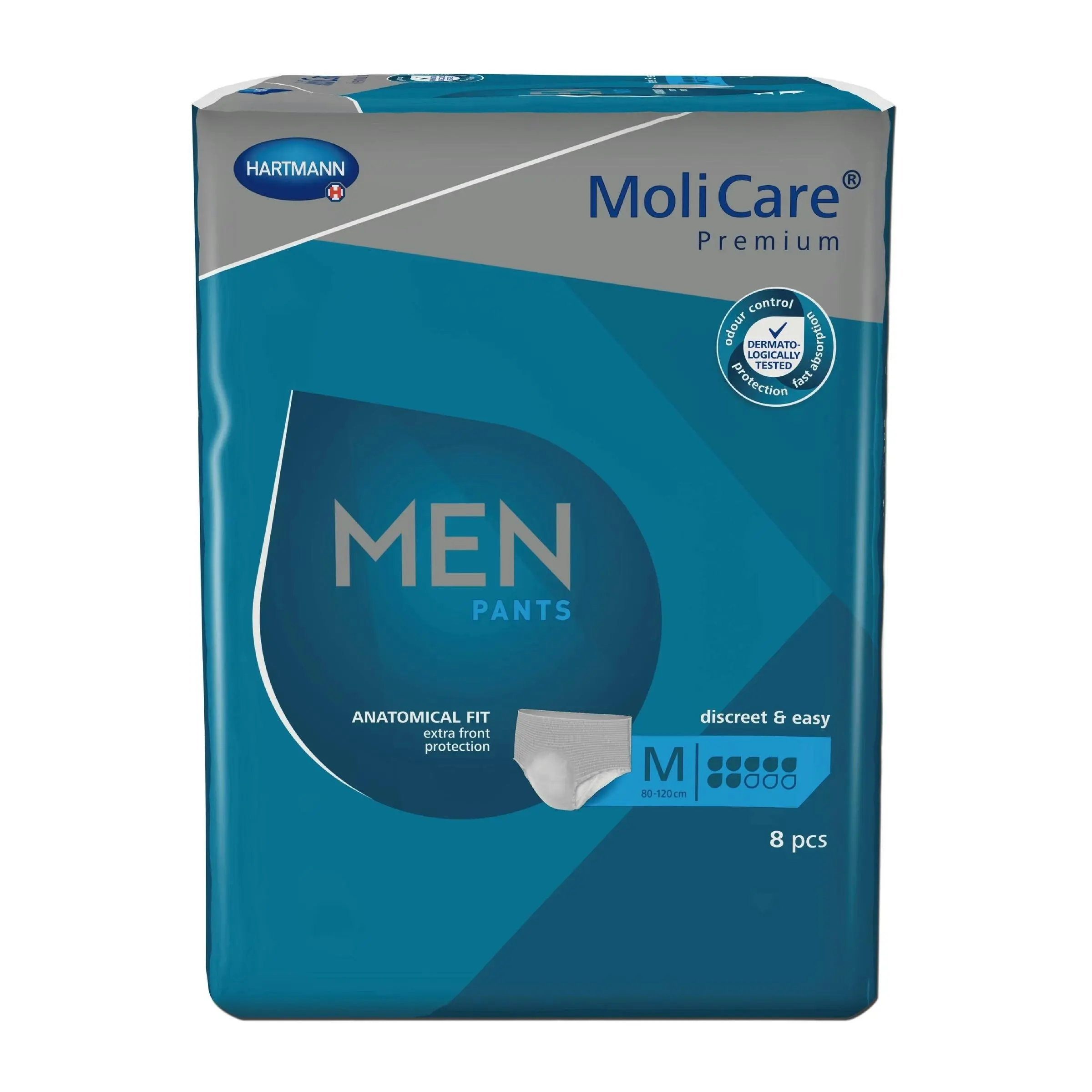 Molicare Premium Mens Pants 7 Drops Medium 8 Pack