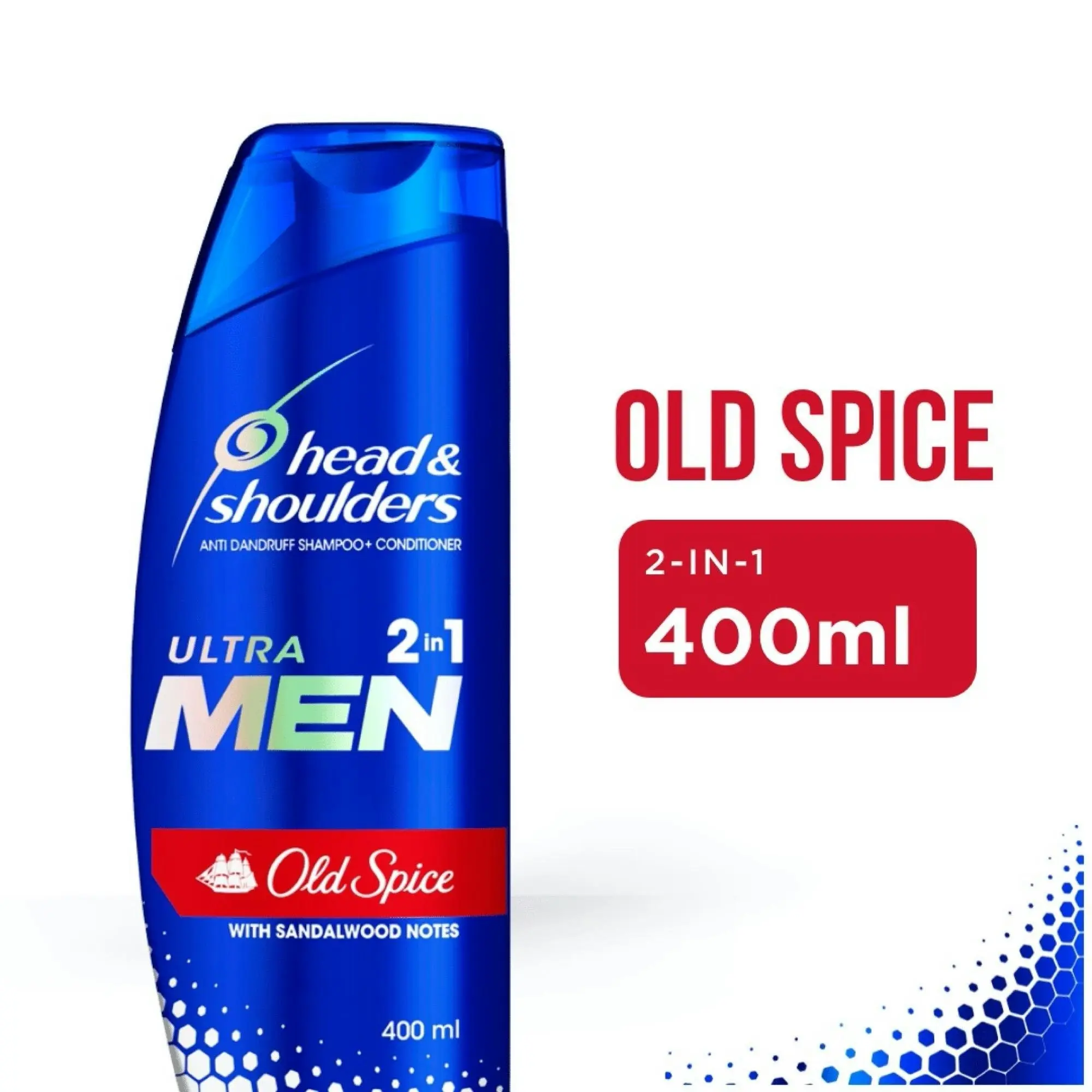 Head & Shoulders Ultra Men 2 In 1 Old Spice Anti Dandruff Shampoo + Conditioner 400 mL