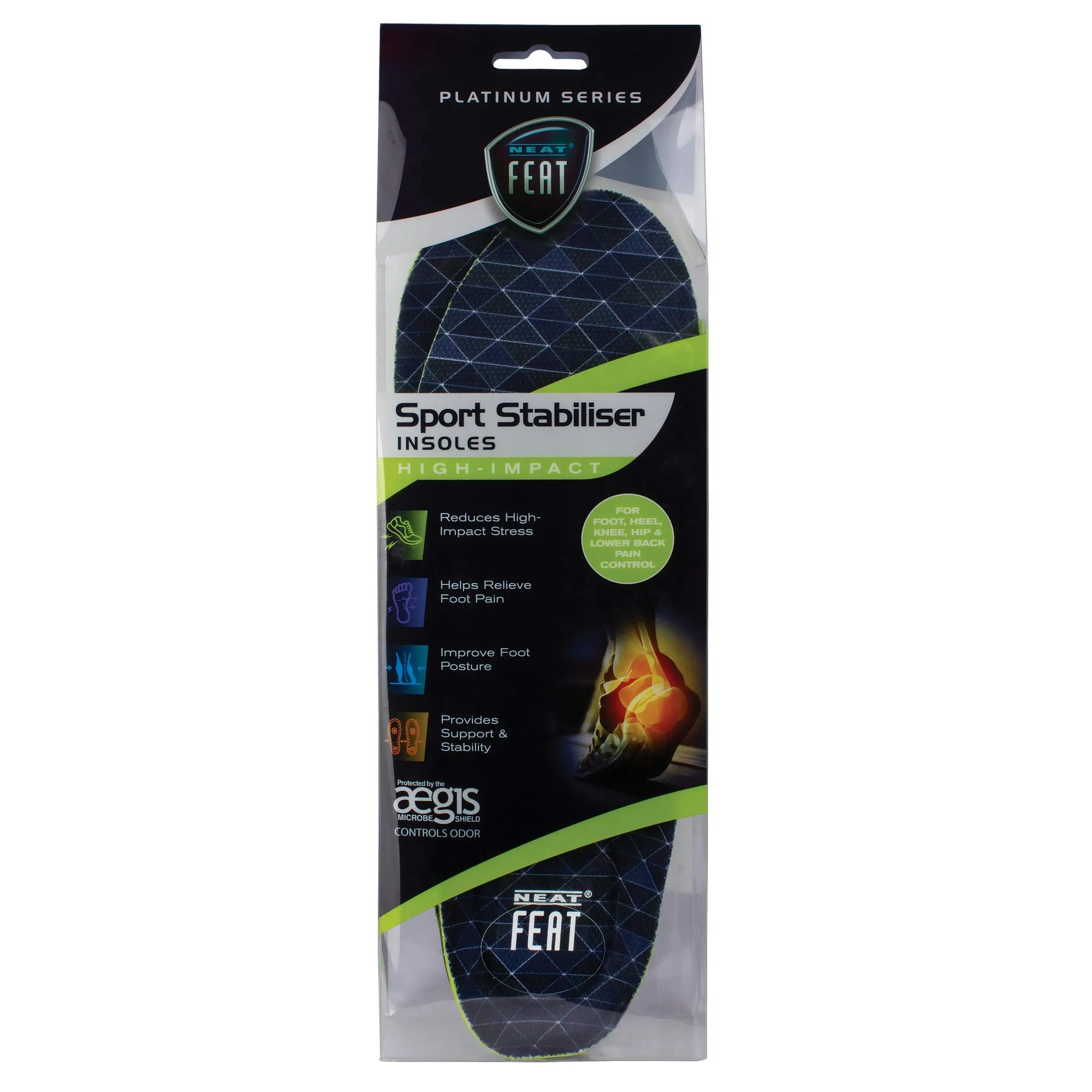 NEAT Feat Sport High Impact Stabilizer Insole Large