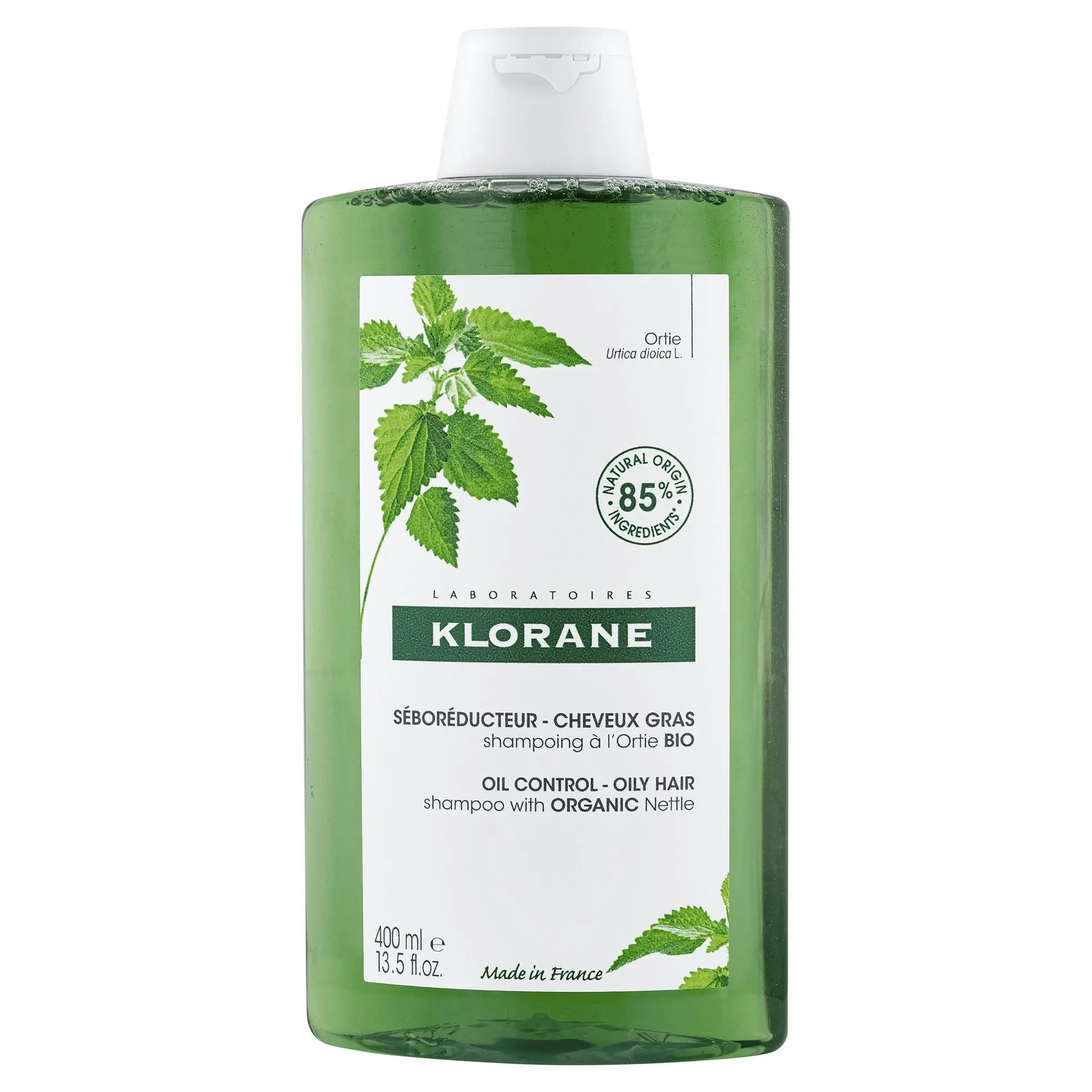 Klorane Oil Control Organic Nettle Shampoo 400ml