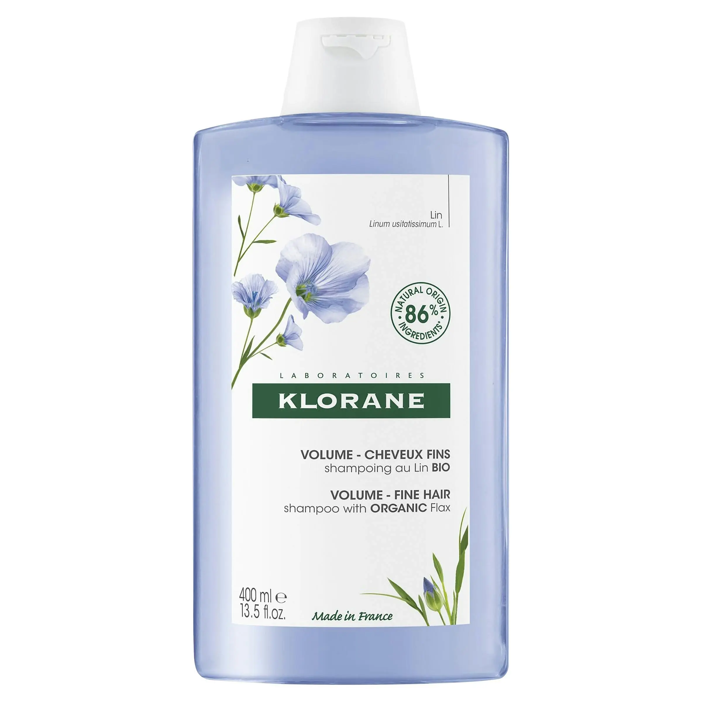 Klorane Volumising Organic Flax Shampoo 400ml