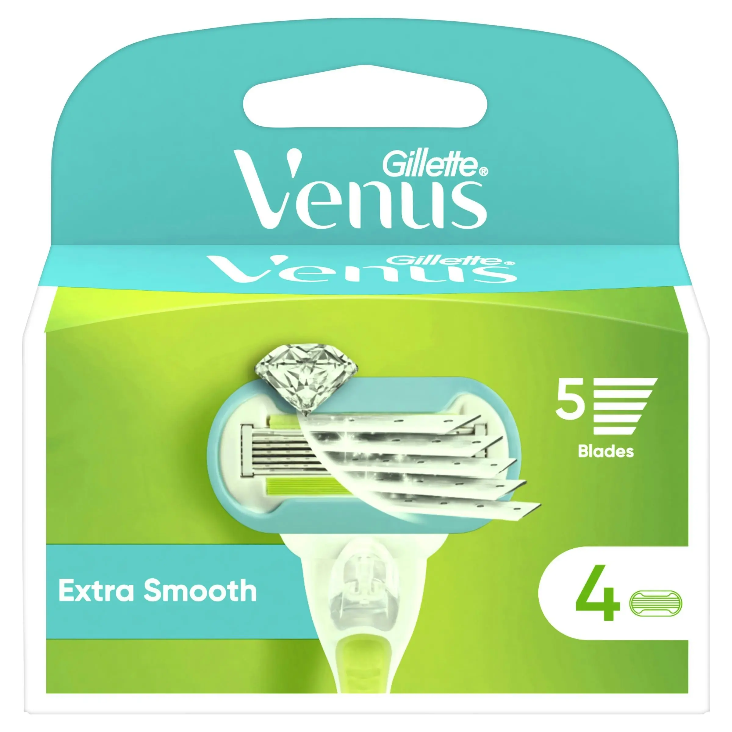 Gillette Venus Extra Smooth Sensitive Razor Blades 4 Pack