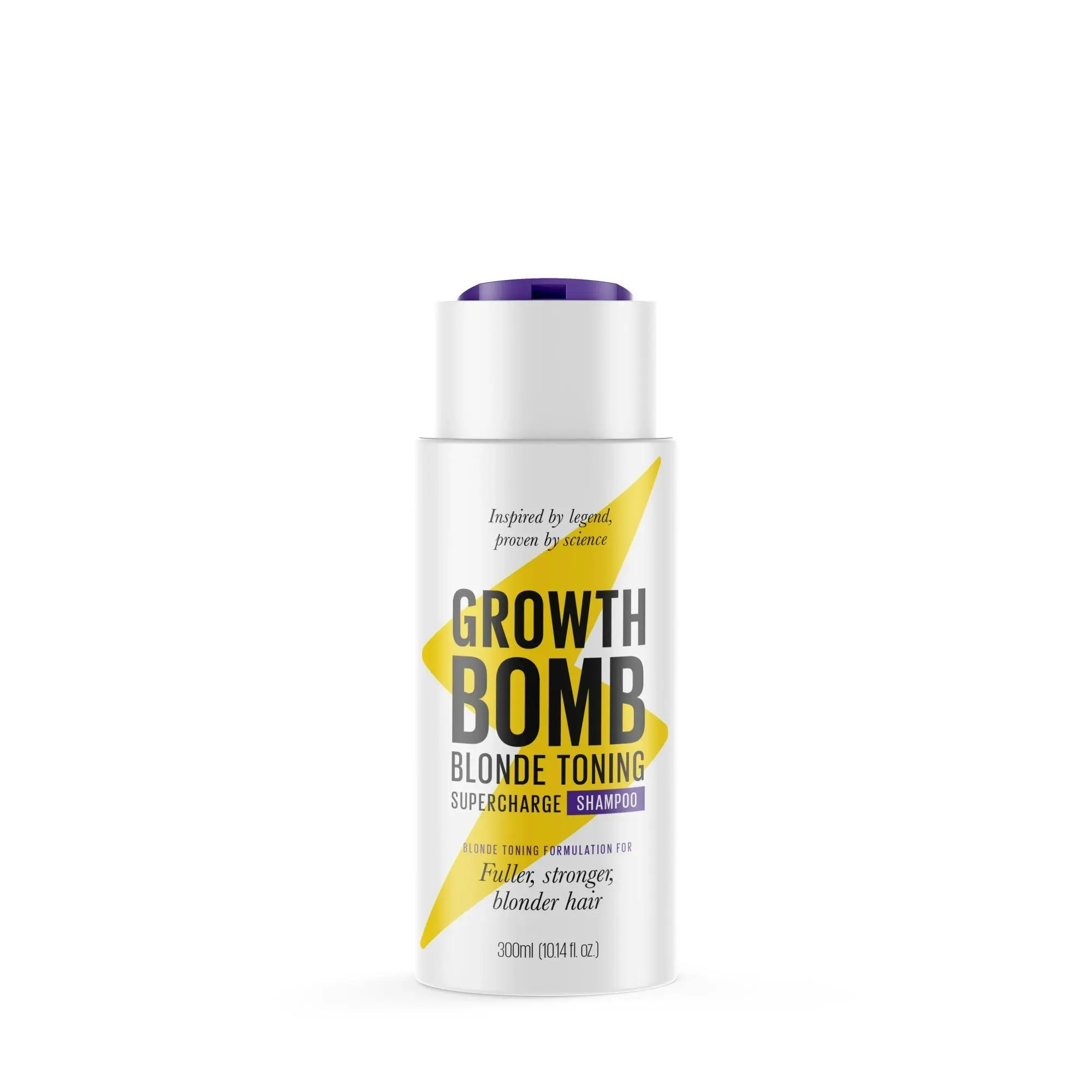 Growth Bomb Blonde Toning Supercharge Shampoo 300ml