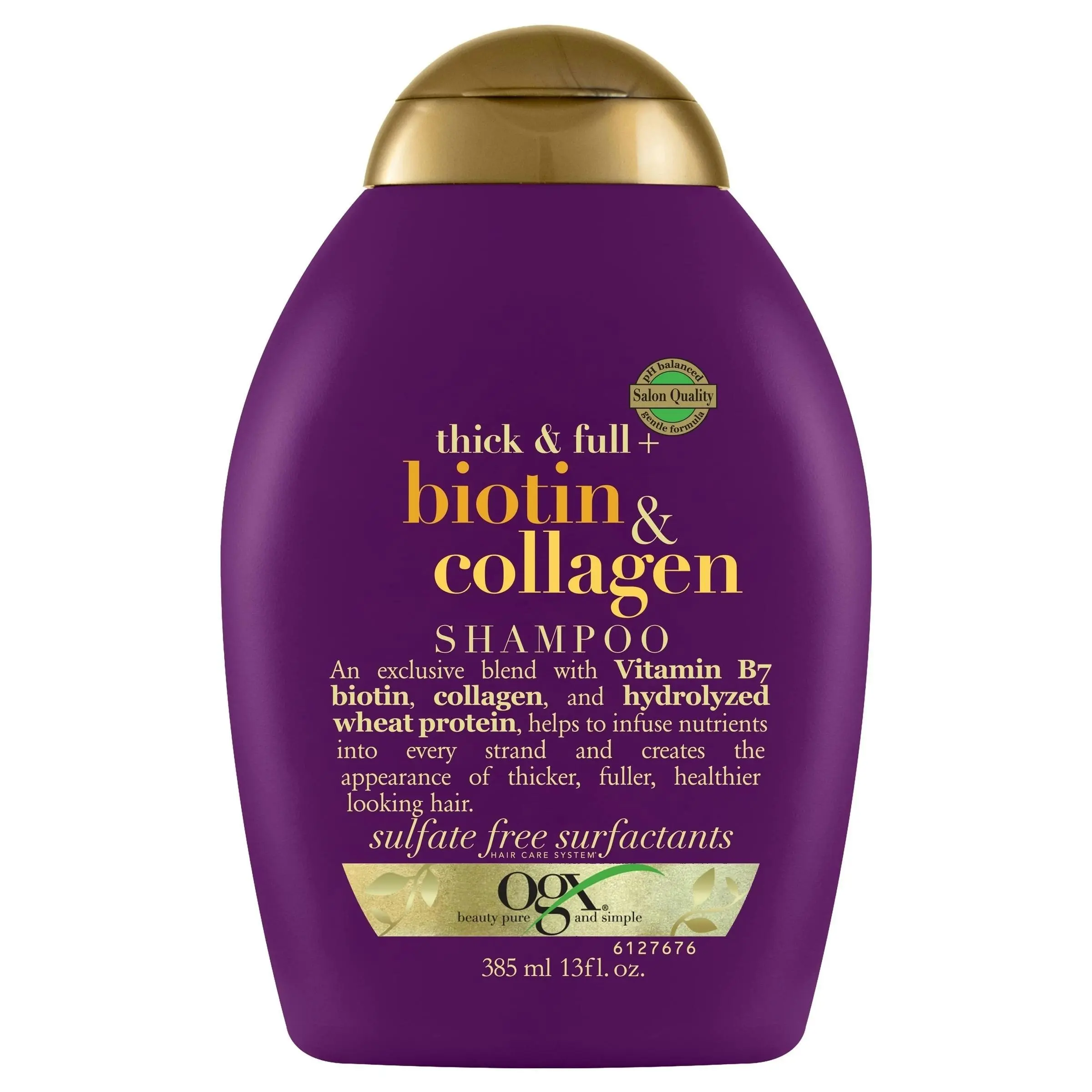 OGX Thick & Full + Biotin & Collagen Shampoo 385mL