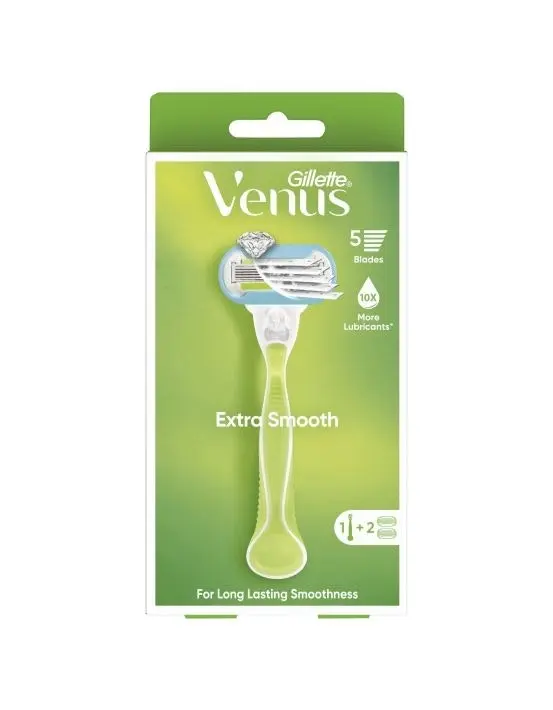 Gillette Venus Extra Smooth Razor + 2 Blade Refills