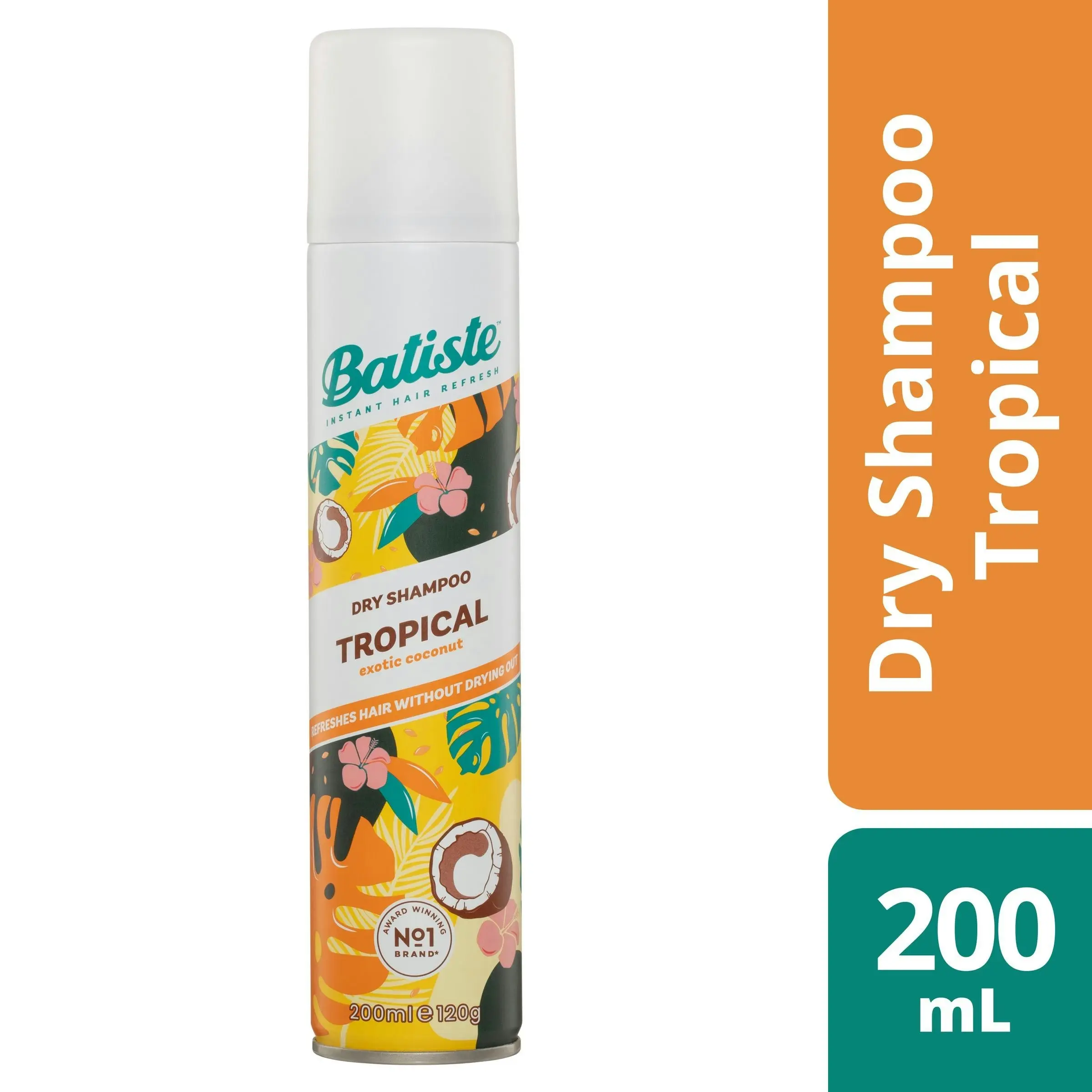 Batiste Dry Shampoo Tropical 200mL