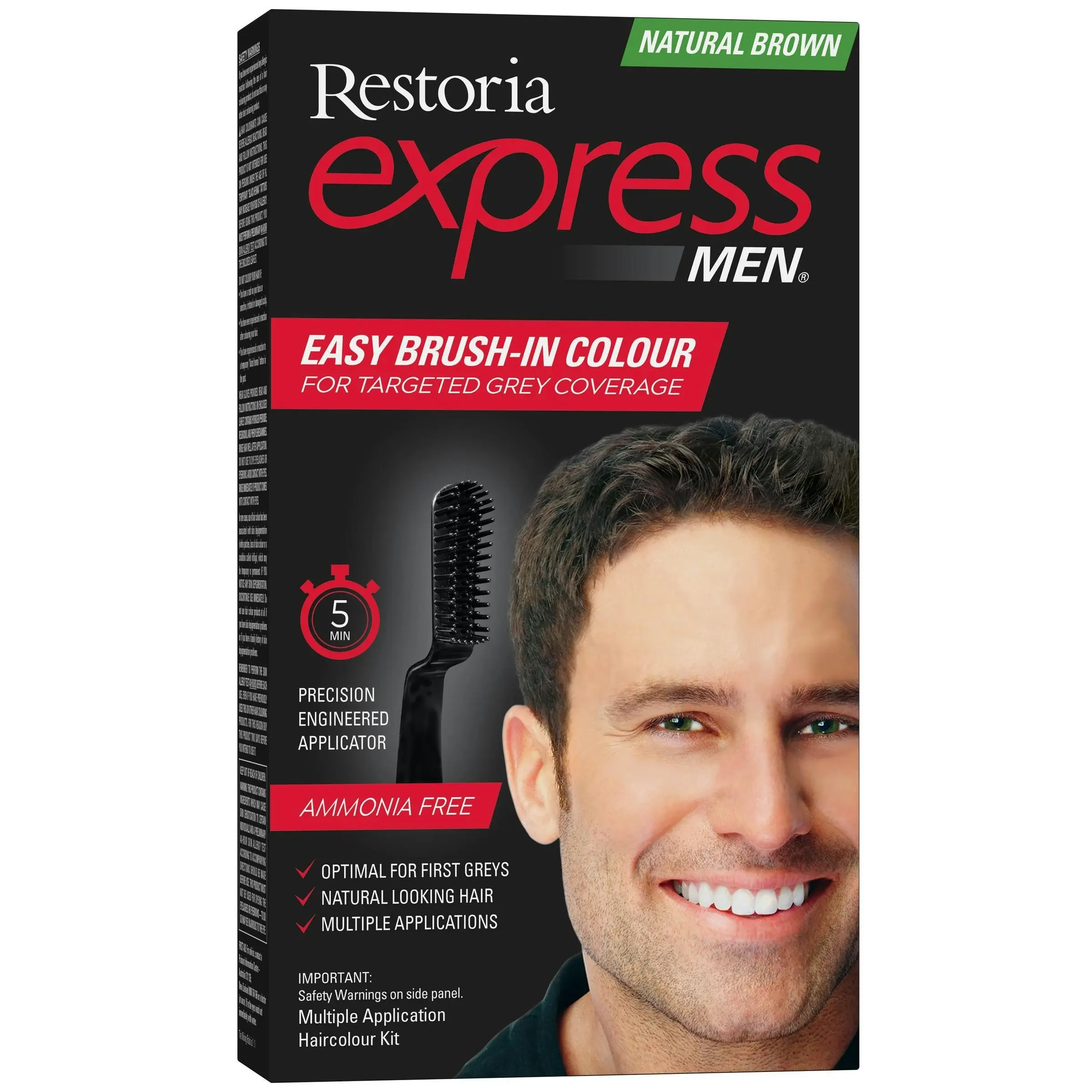 Restoria Express for Men Kit Natural Brown