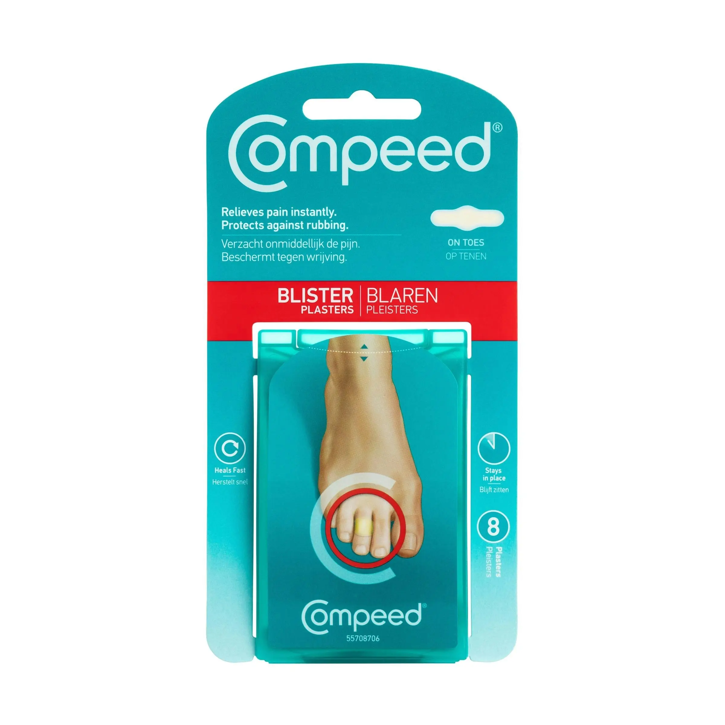 COMPEED Blister Plasters On Toes 8 pack