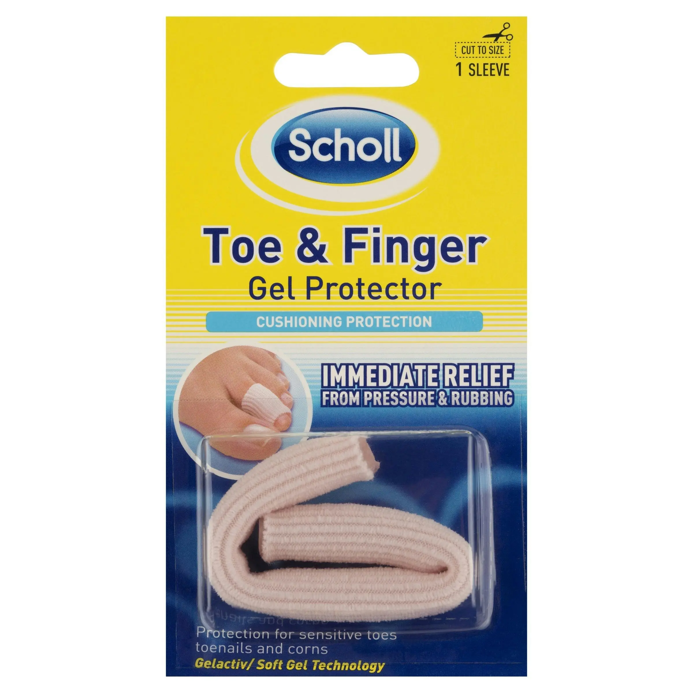 Scholl Finger & Toe Gel Protector 1 Sleeve