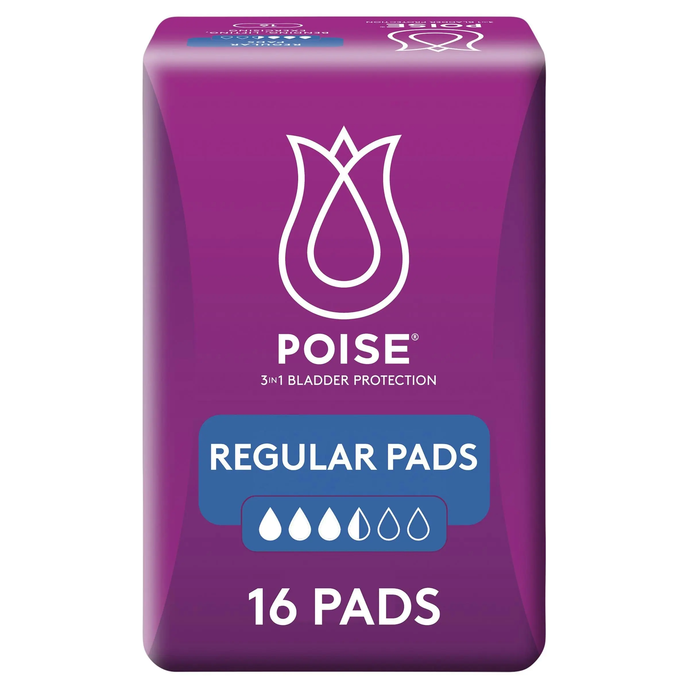 Poise Pads Regular 16 Pack