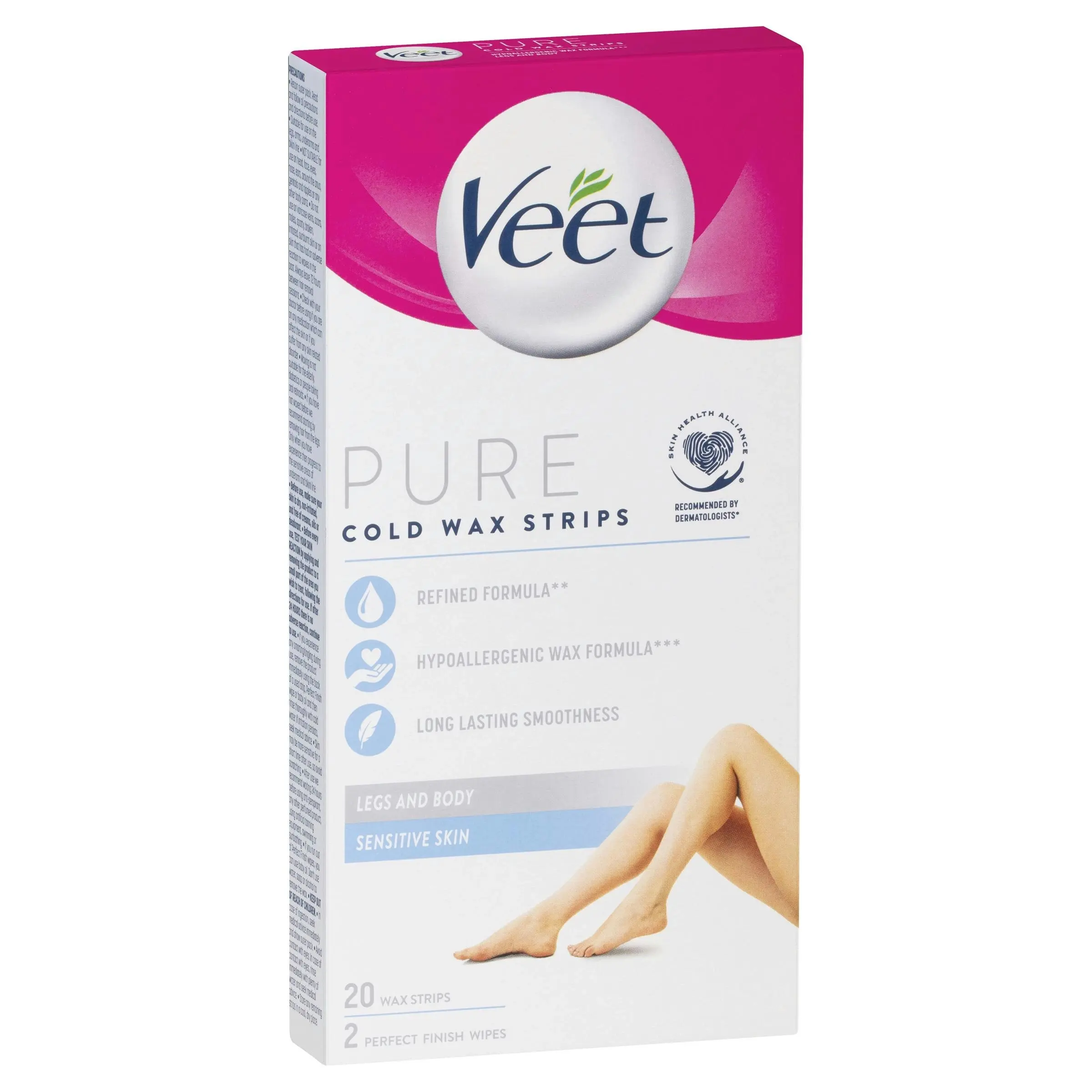 Veet Pure Cold Wax Leg Strips 20