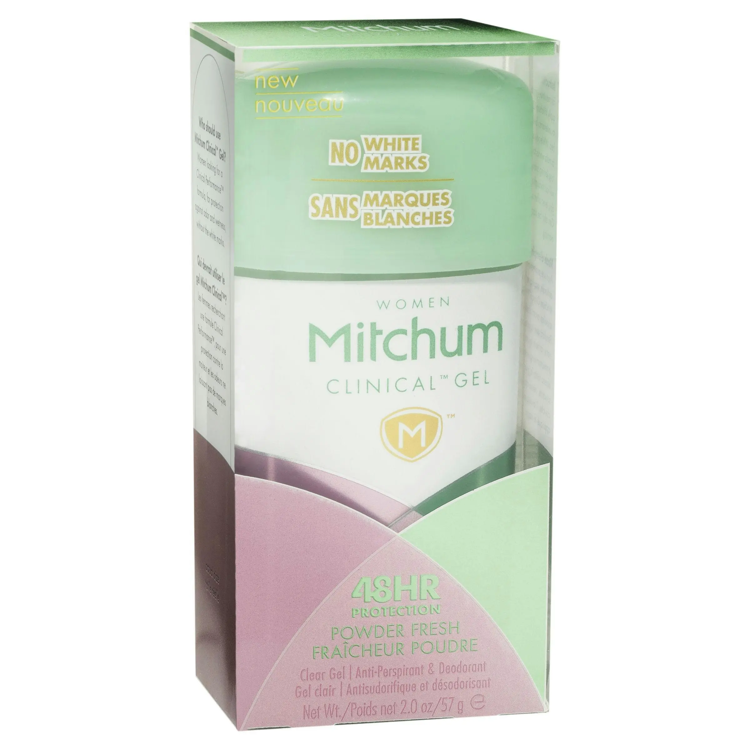 Mitchum Women Clinical Gel Deodorant Powder Fresh 57g