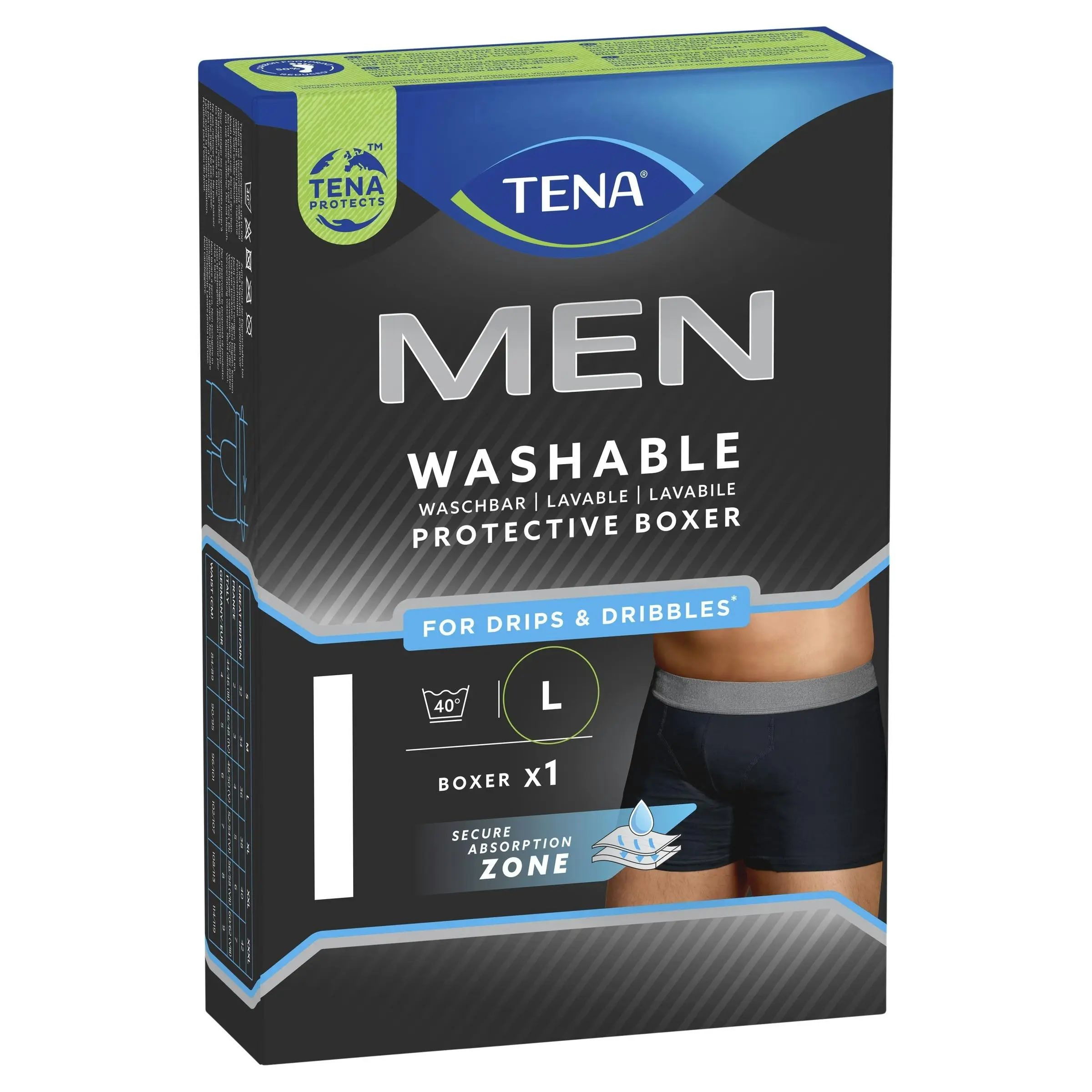 TENA Men Washable Boxer Large