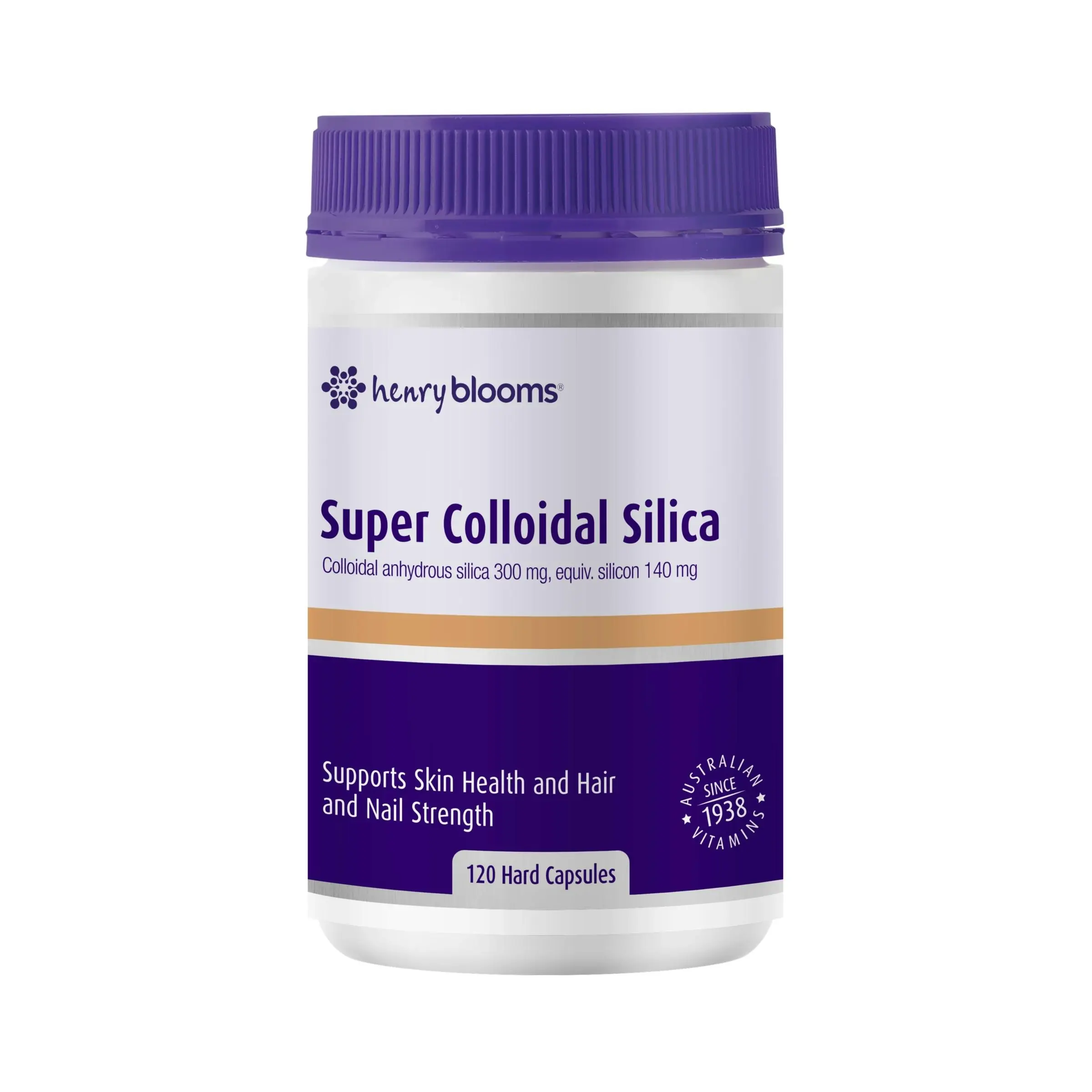 Henry Blooms Super Colloidal Silica 120 Capsules