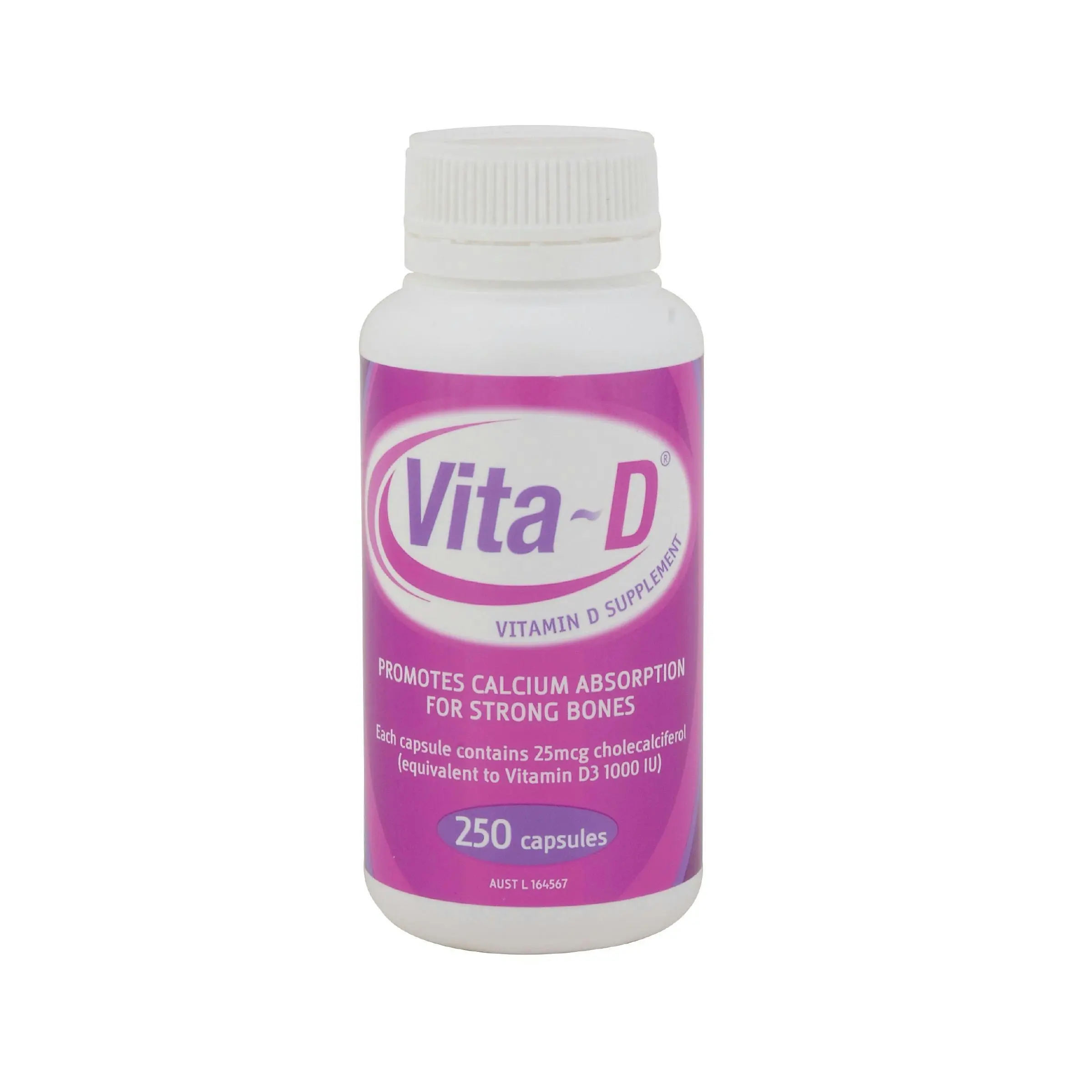 Vita-D Vitamin D3 Supplement 250 Capsules