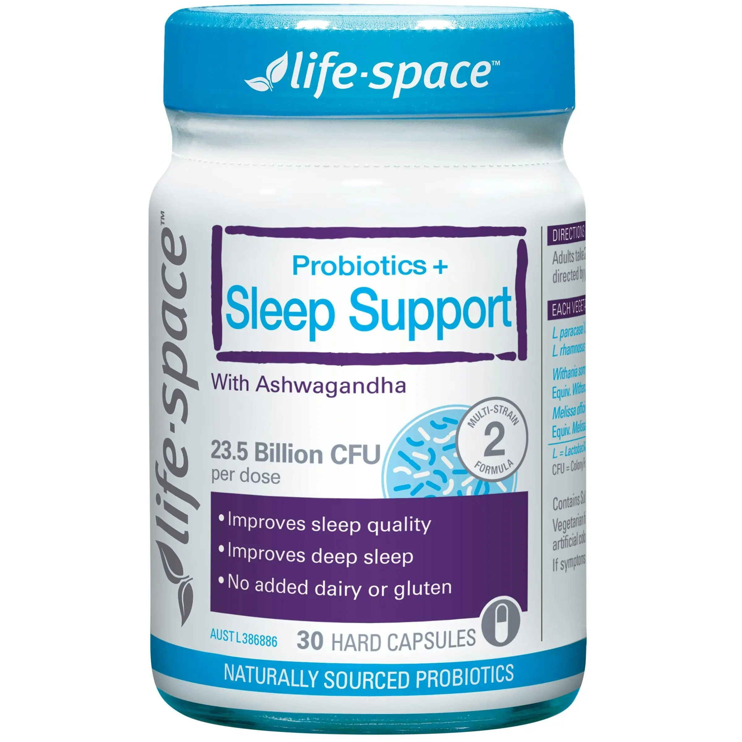 Life Space Probiotics + Sleep Support 30 Capsules