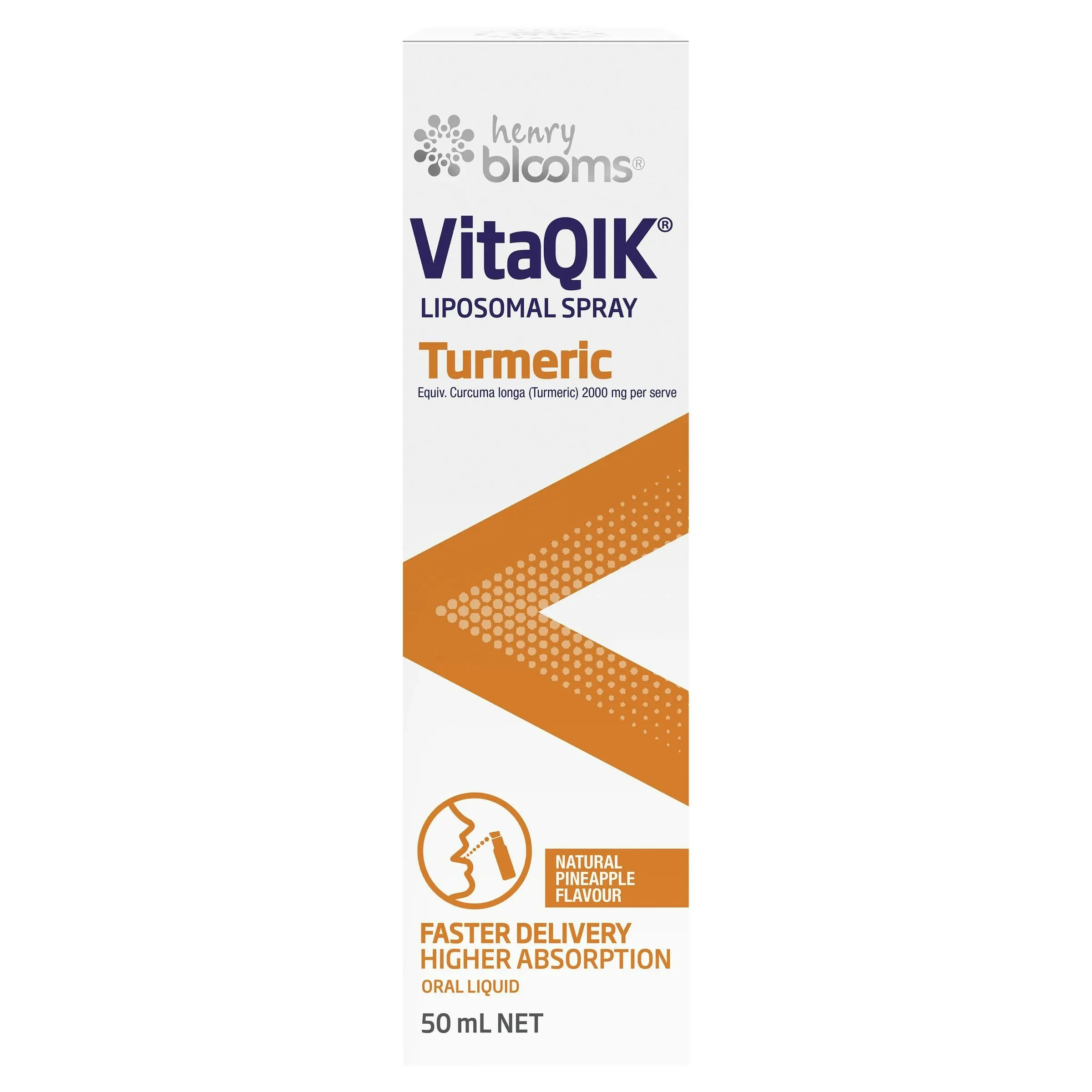 Henry Blooms VitaQIK Liposomal Turmeric 50ml