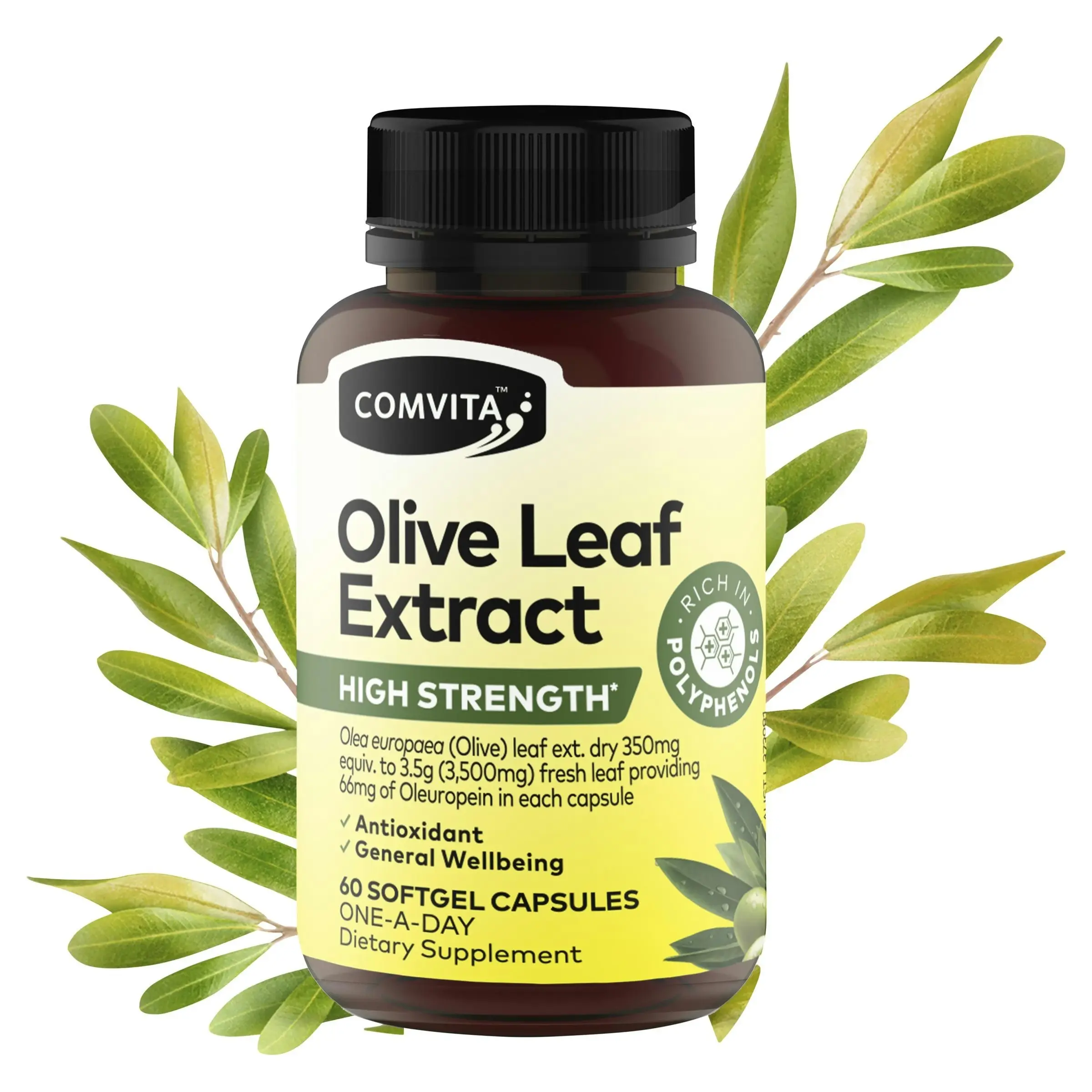 Comvita Olive Leaf Extract High Strength 60 Capsules