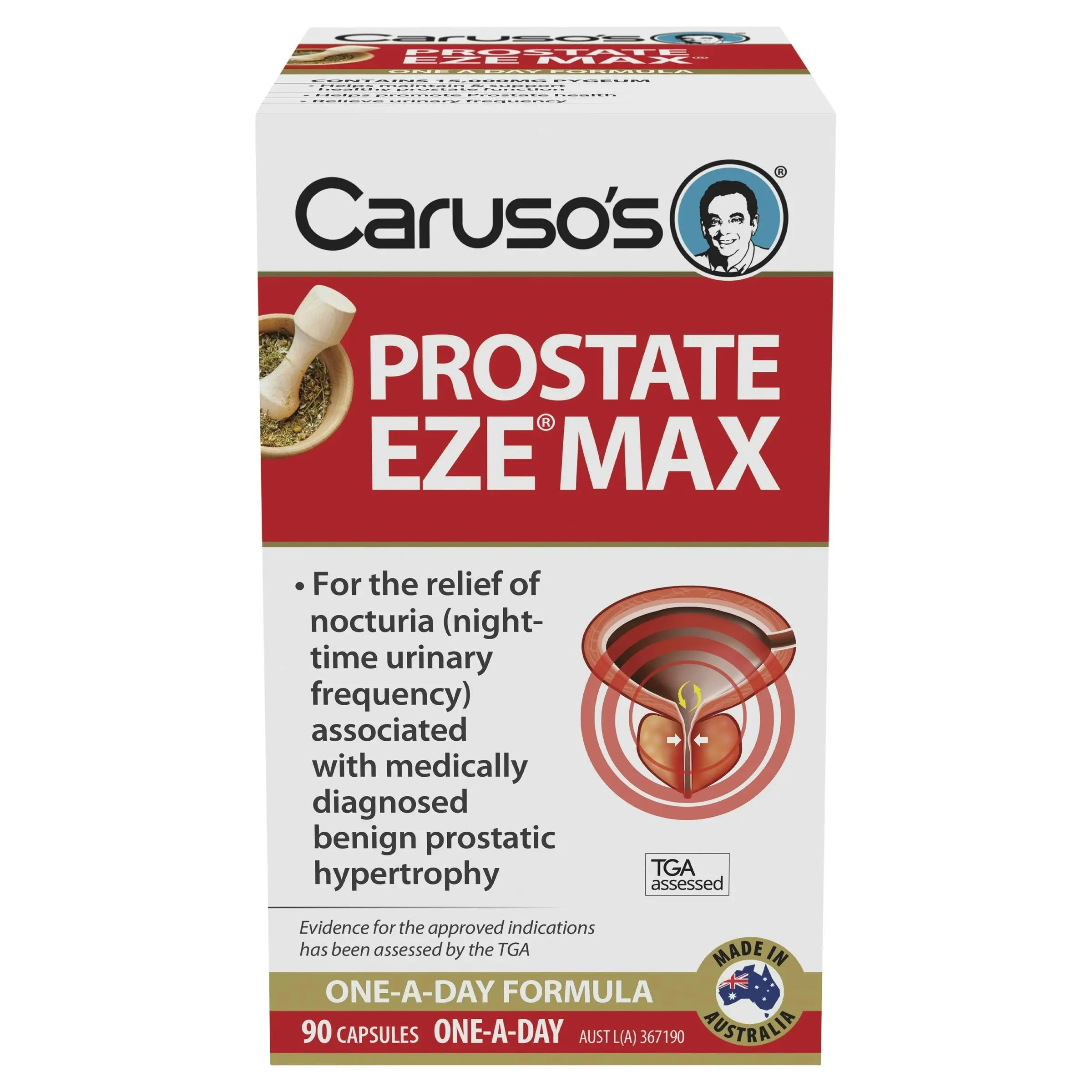 Caruso's Natural Health Prostate Eze Max 90 Capsules