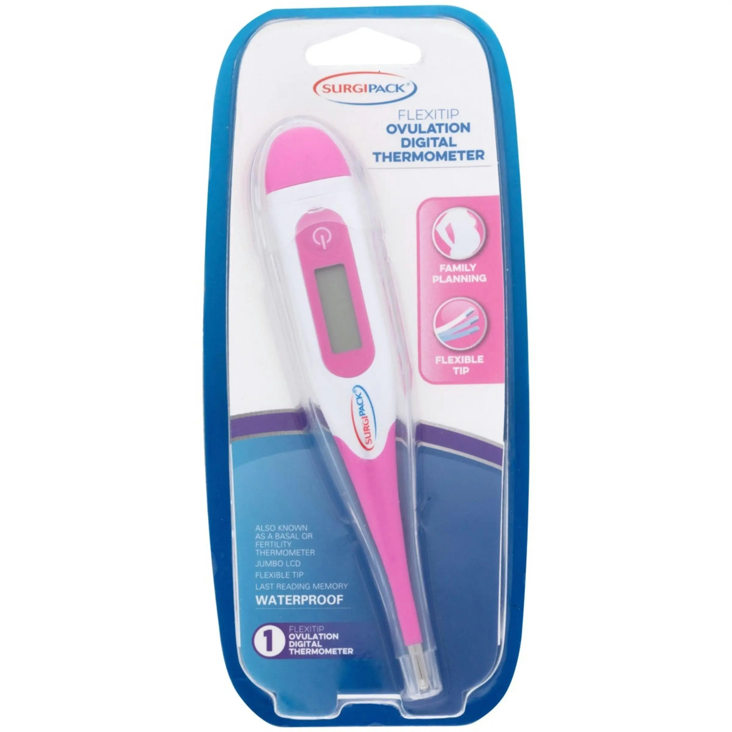 SurgiPack Digital Flexitip Ovulation Thermometer