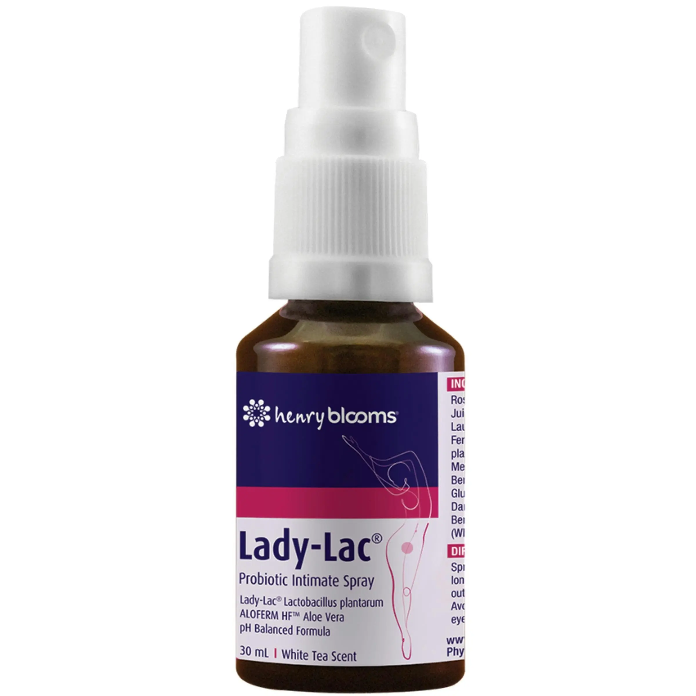 Henry Blooms Lady-Lac Probiotic Intimate Spray 30ml