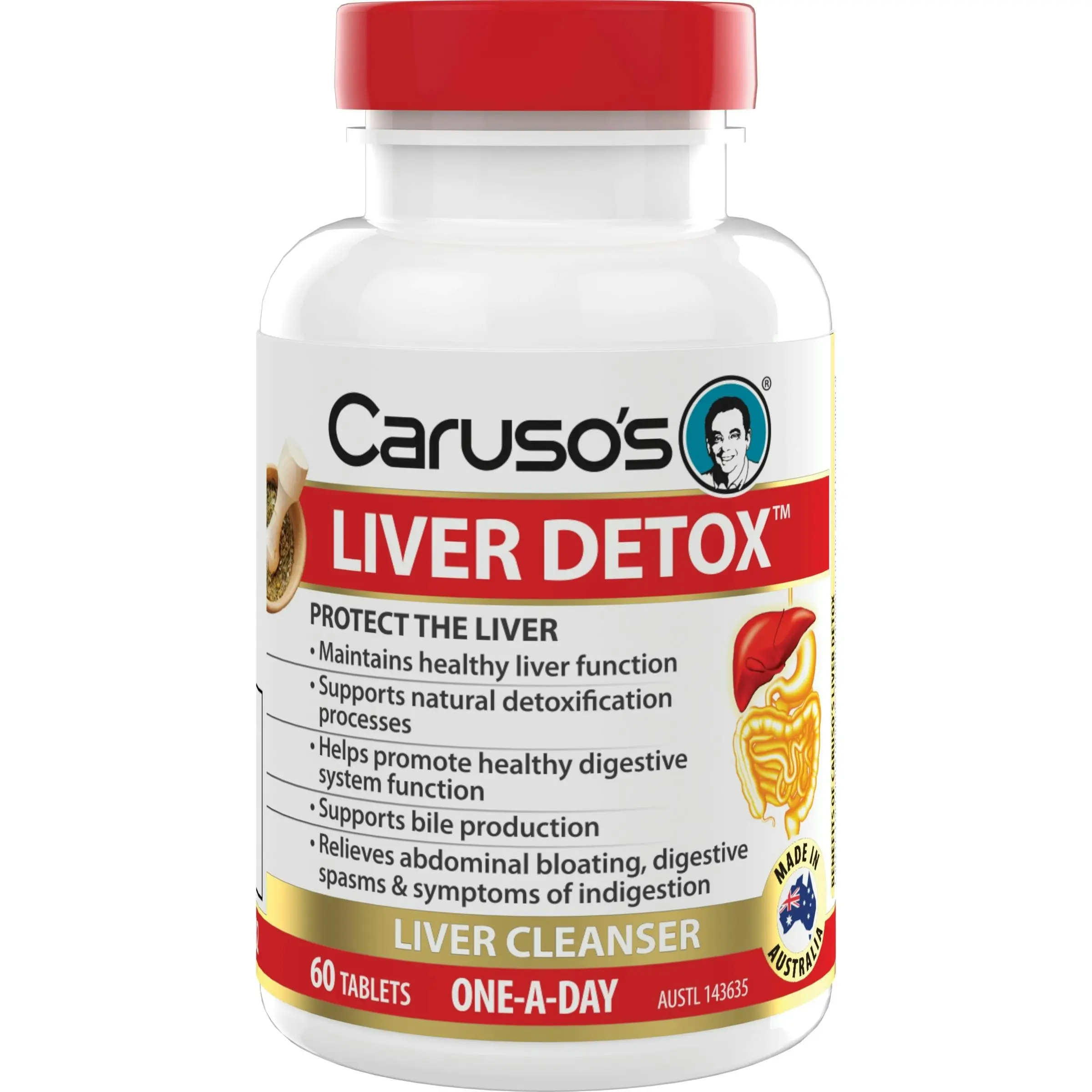 Caruso's Natural Health Liver Detox 60 Tablets