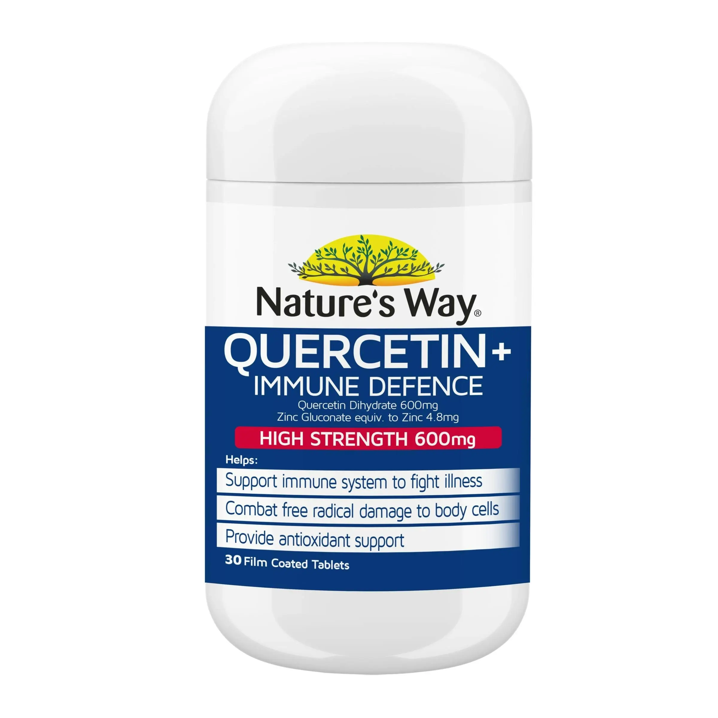 Nature's Way Quercetin + Immune Defence 30 Tablets