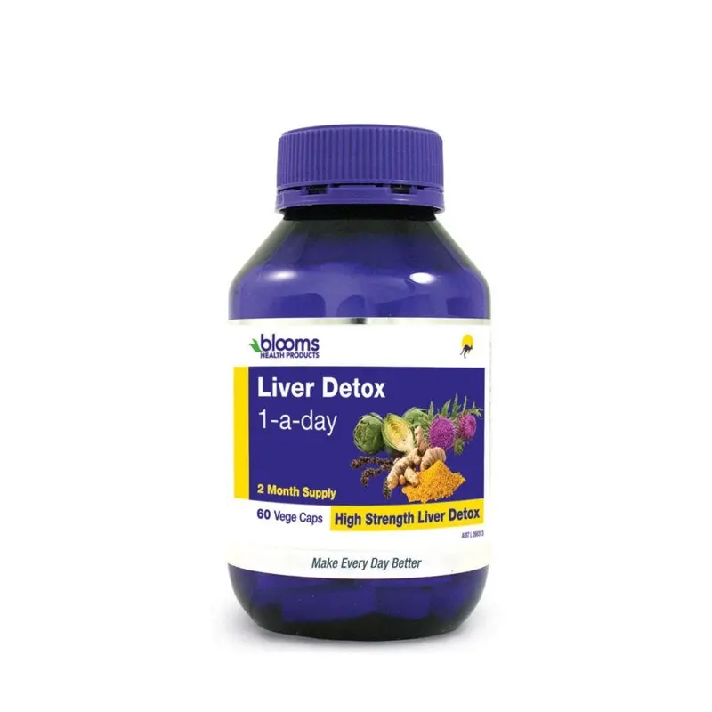 Henry Blooms Liver Detox 1-A-Day 60 Capsules