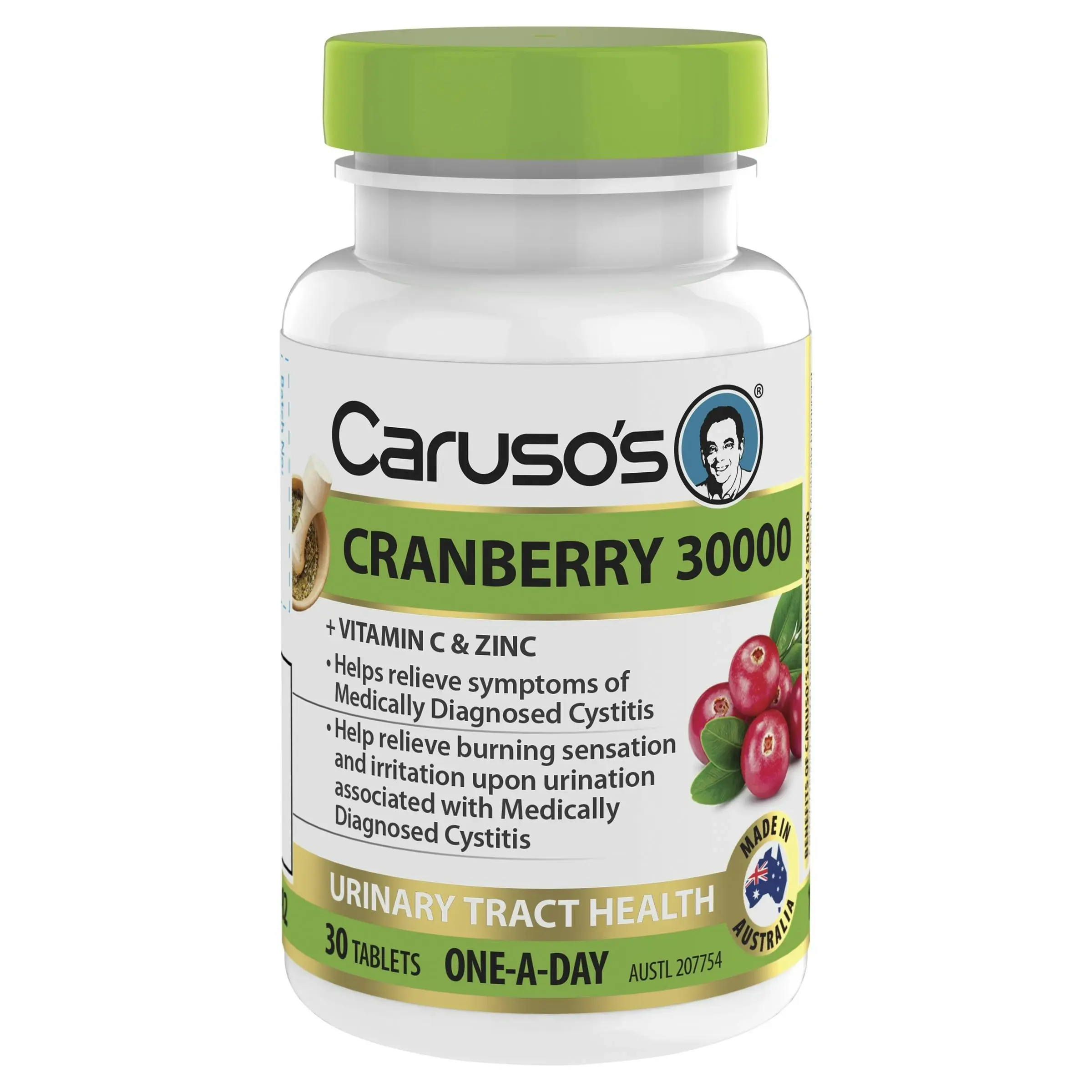 Caruso's Natural Health Cranberry 30000 30 Tablets