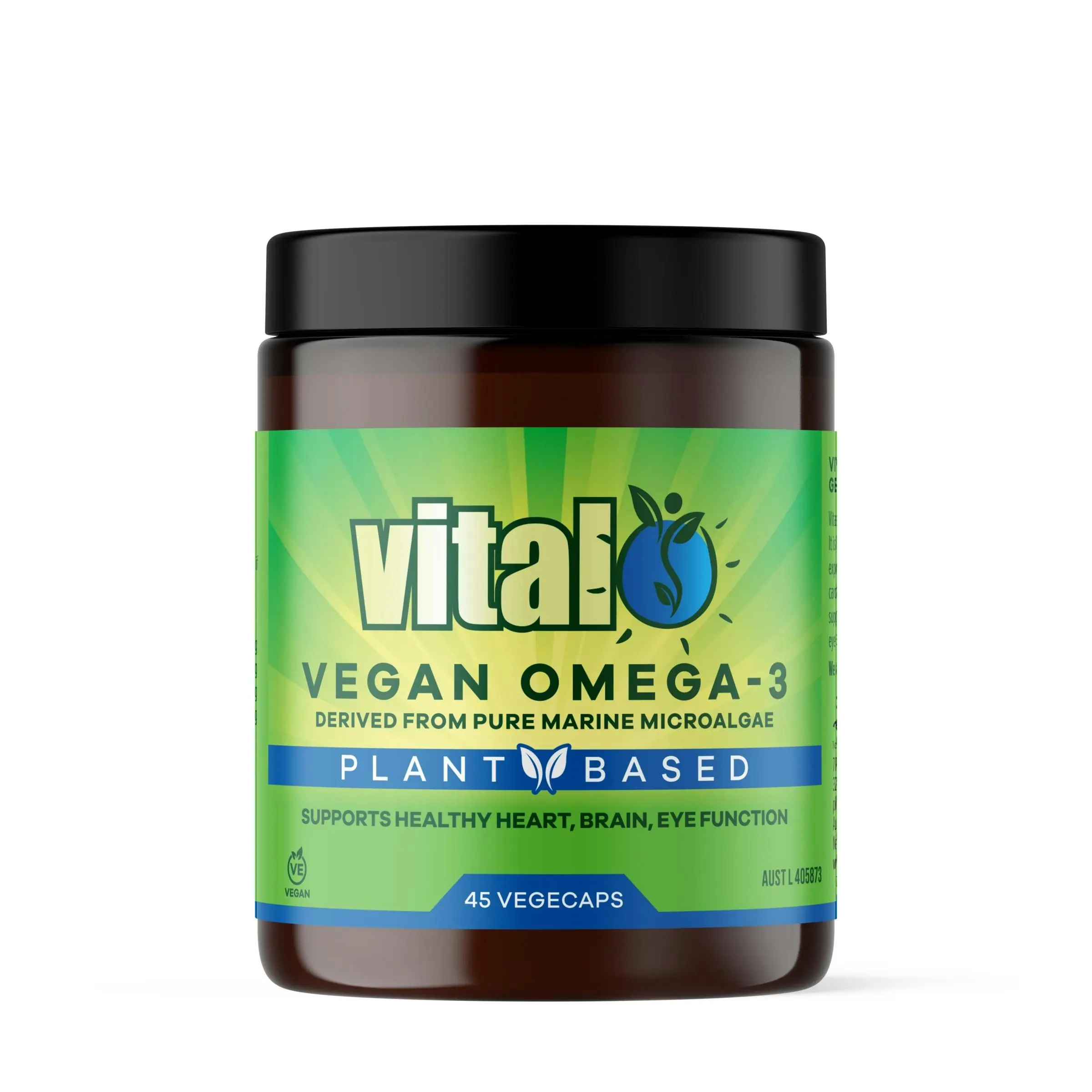 Vital Plant Based Vegan Omega 3 45 Vegecaps